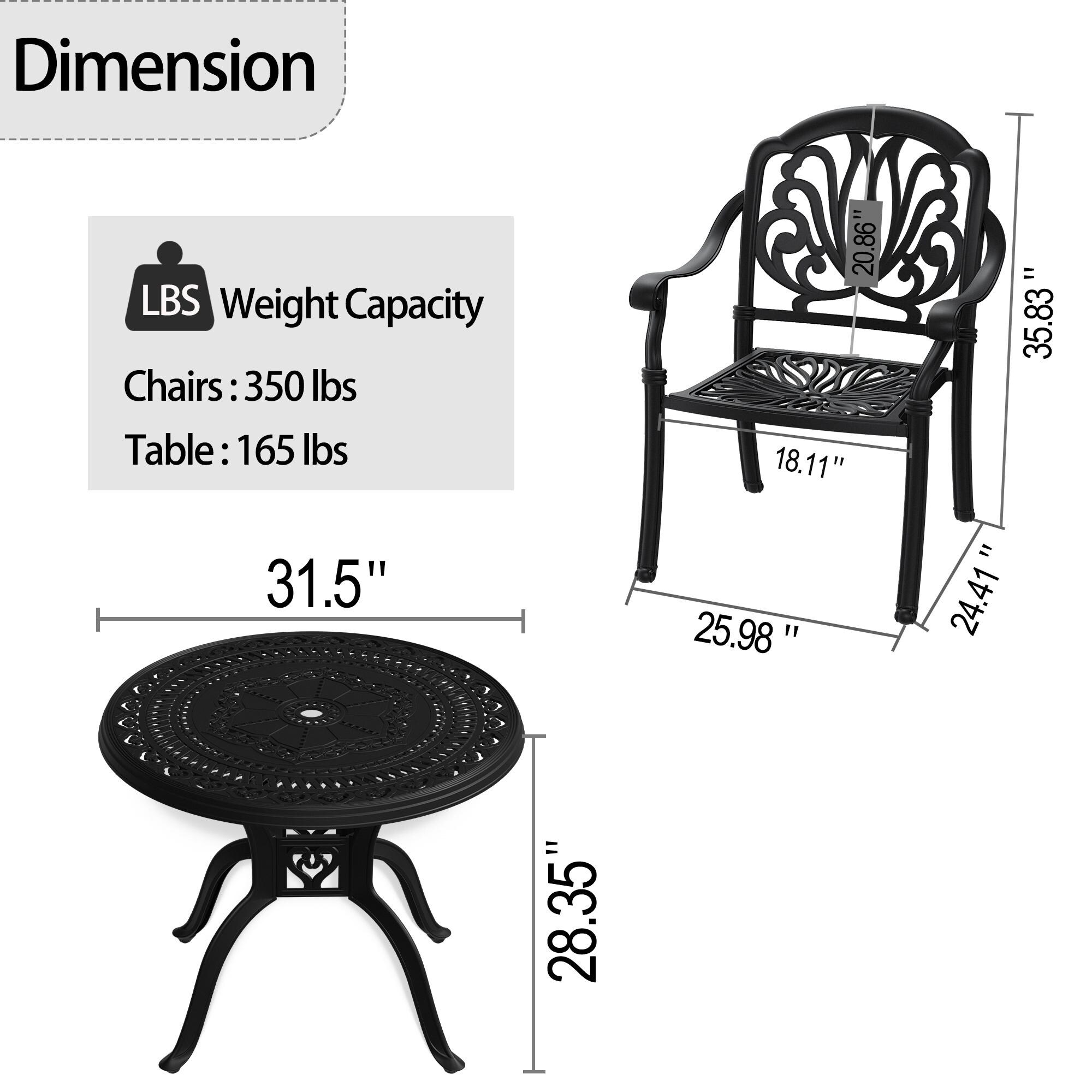Bayfeve BF-171022-PDS Patio-Dining-Sets - View #4