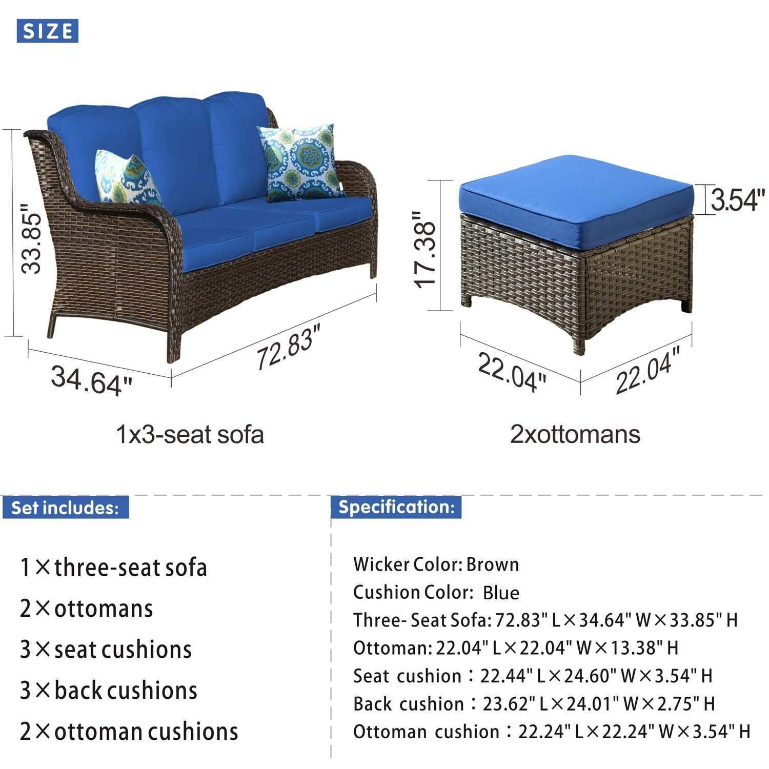 XIZZI XCT70011 Patio-Sofas-Daybeds - View #7