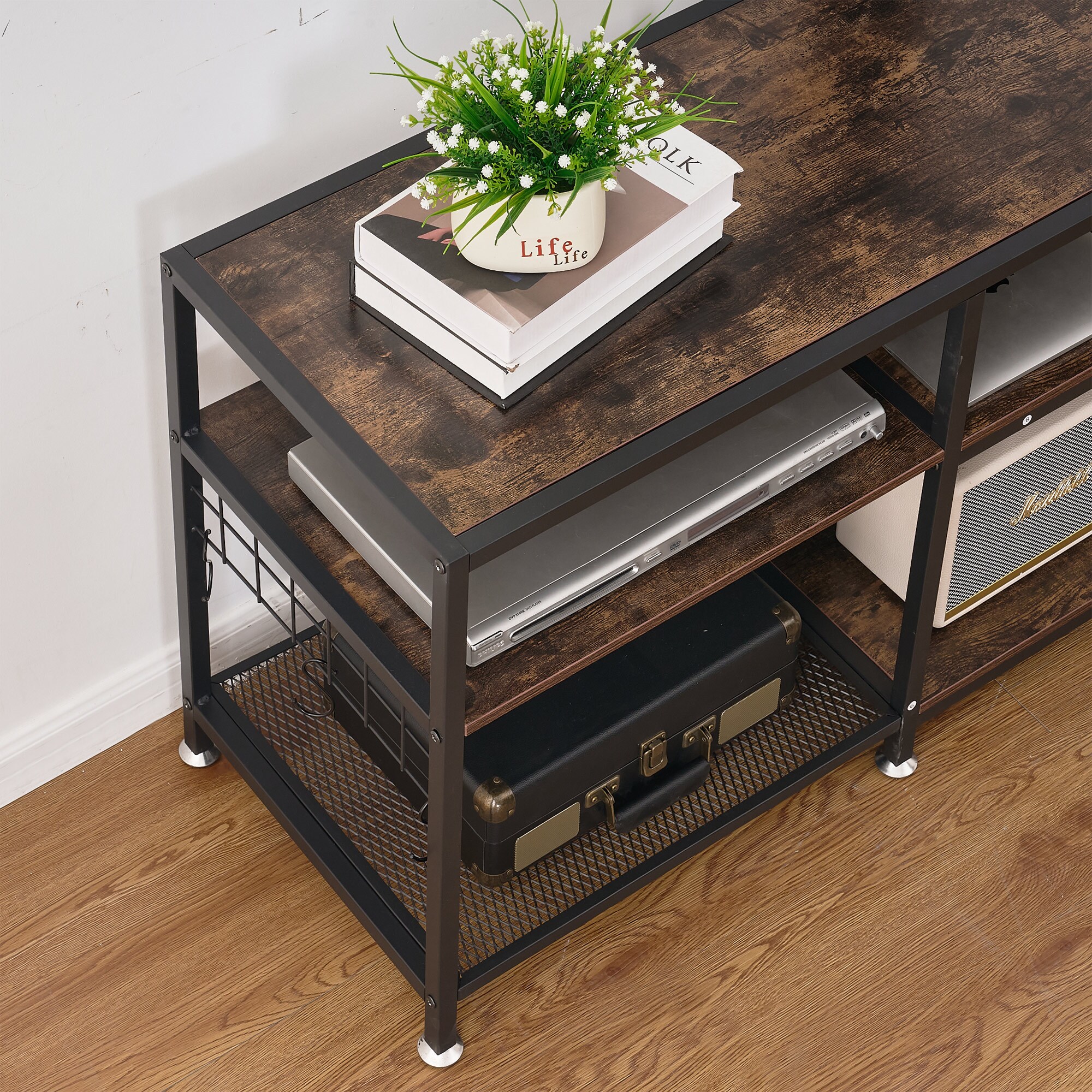 Vecelo LOE-TV12-BRN-180 Tv-Stands - View #5