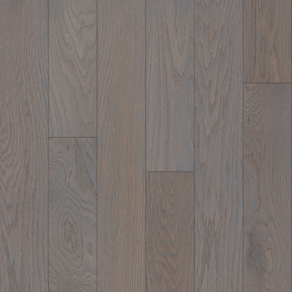 Nature of Wood Premium Light Gray White Oak 4-in W x 3/4-in T x Varying Length Smooth/Traditional Solid Hardwood Flooring (18.5-sq ft) | - Bruce SKLW144