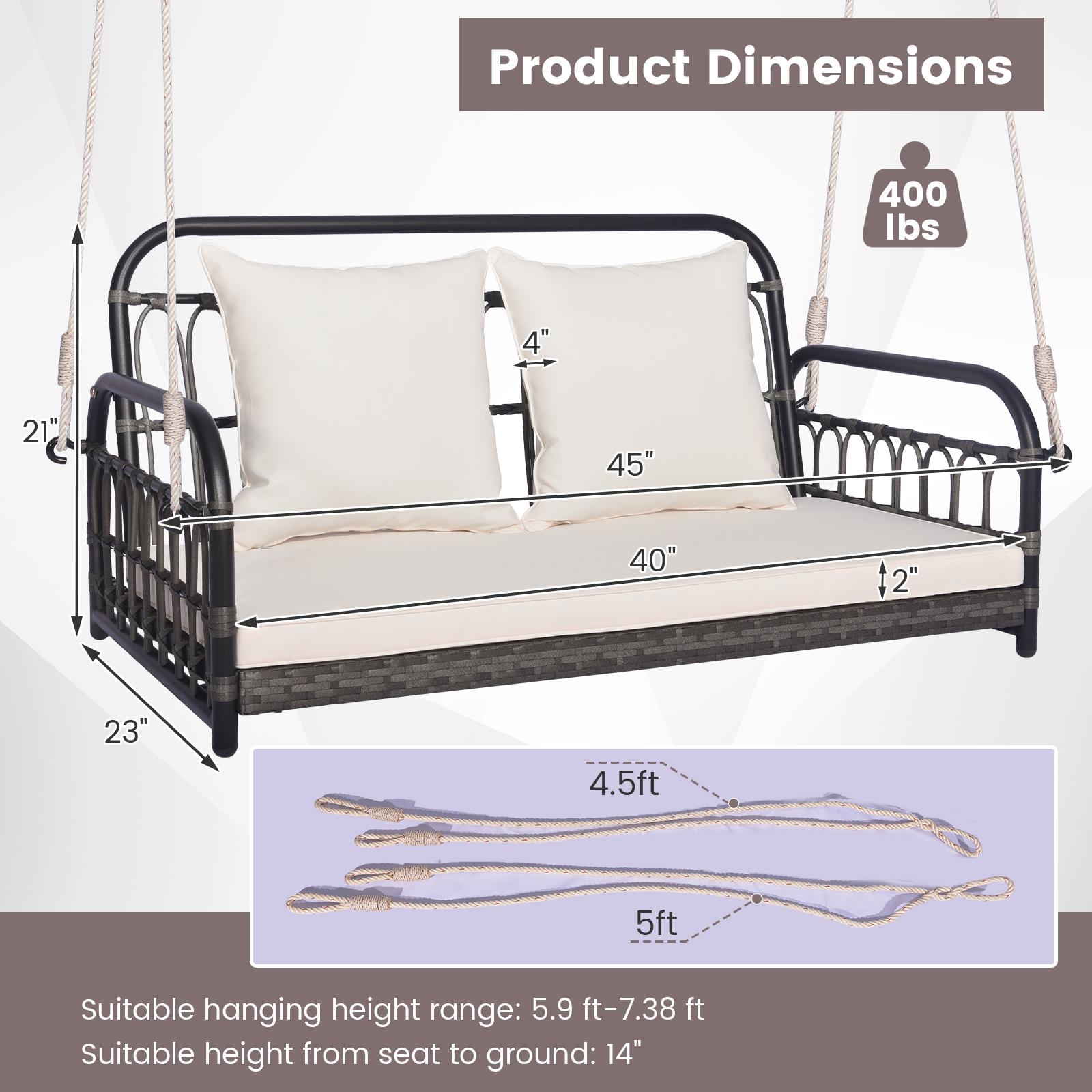 BABOOM BOM-71481WH-CO Swing-Gliders - View #5