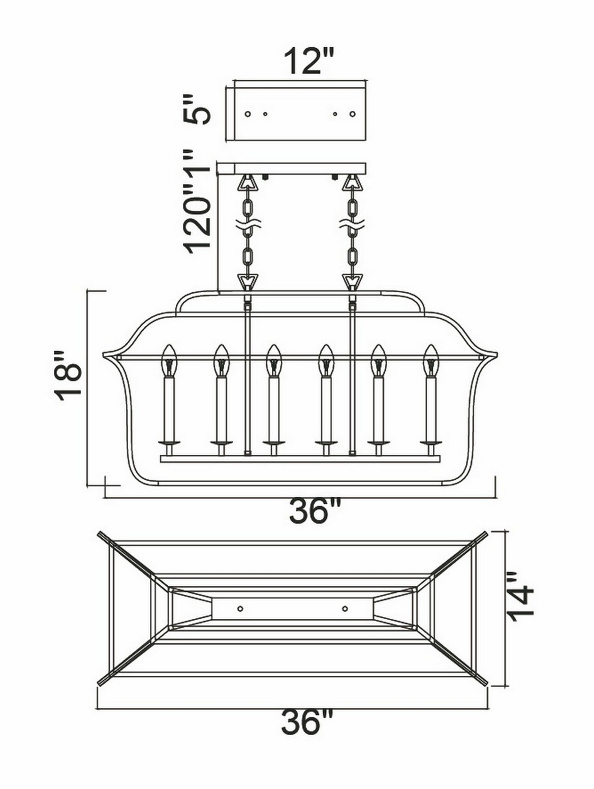 CWI Lighting 1223P36-6-602 b090015 - View #9