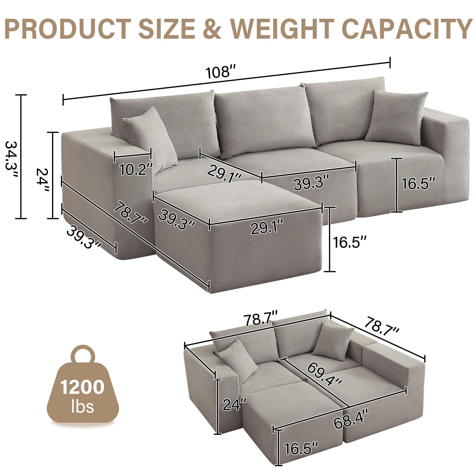 Qeetex SUN-VAM-33KXXS5W Sofas-Loveseats - View #2