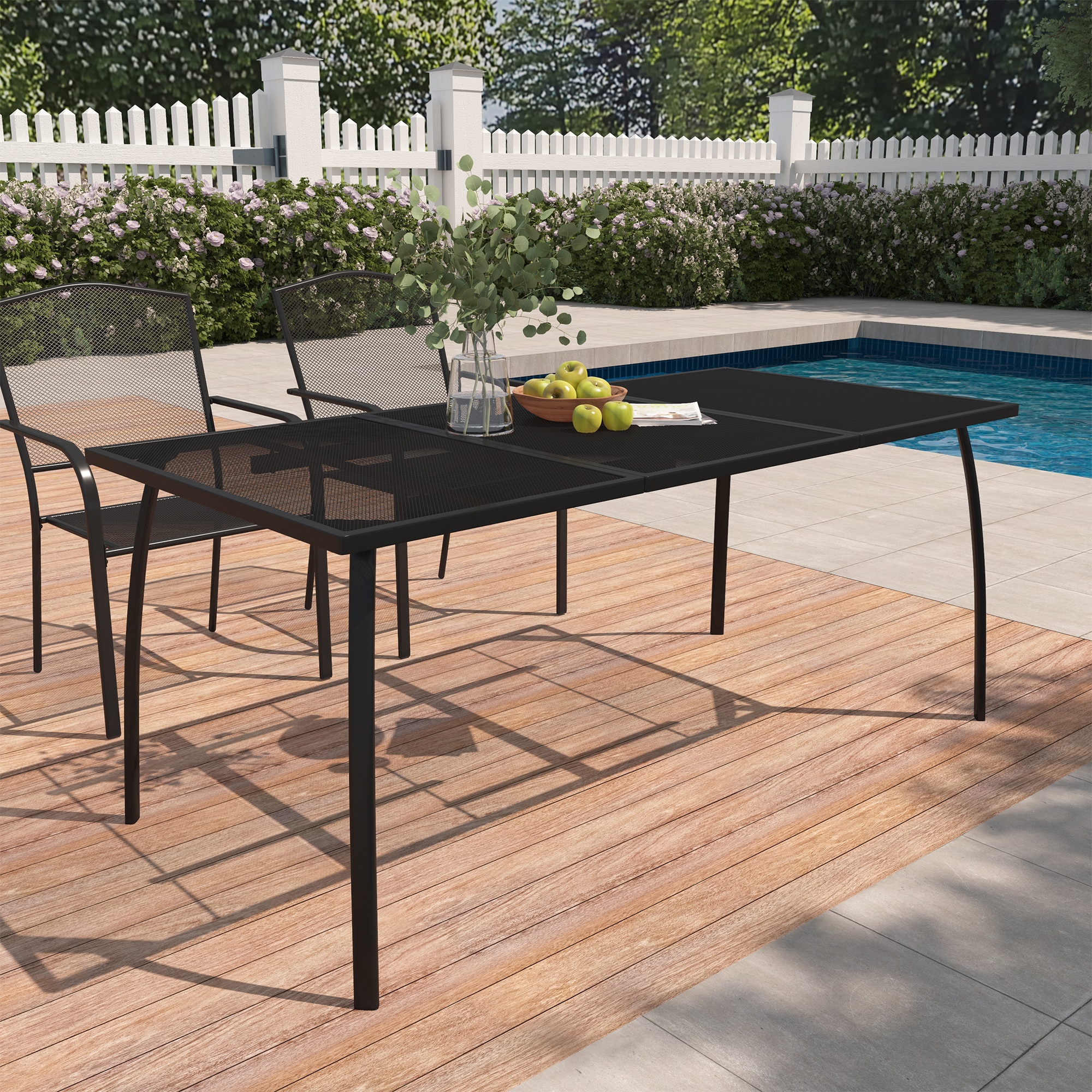 Clihome CL-SL65TW02-BL Patio-Tables - View #4