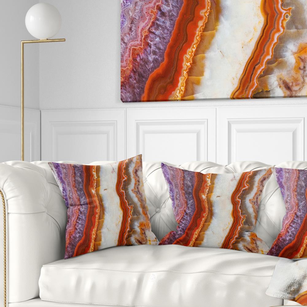 Designart CU8835-16-16 16-in x 16-in Red Indoor Decorative Pillow