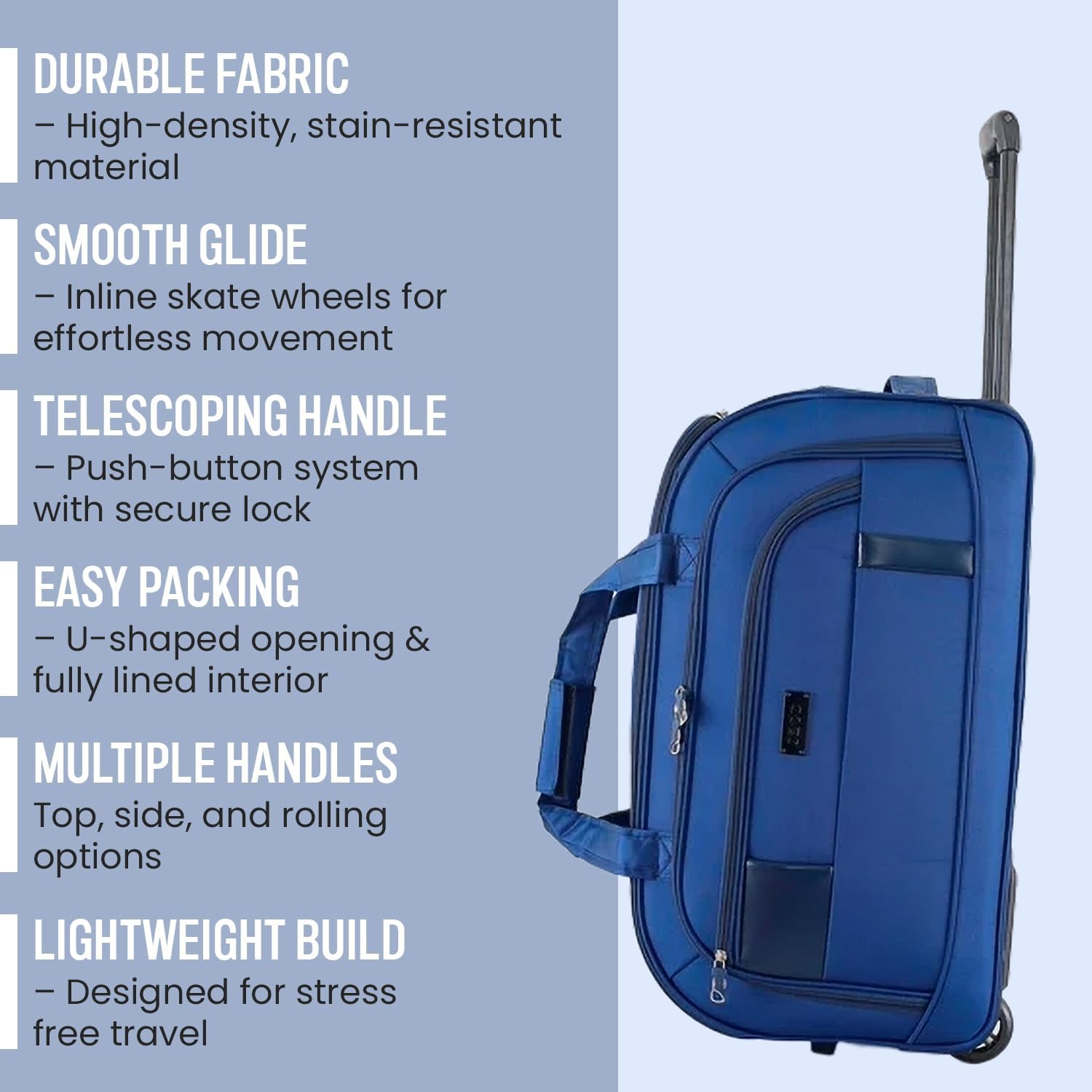 IZOD ZD-8601-NAVY Luggage-And-Luggage-Sets - View #6