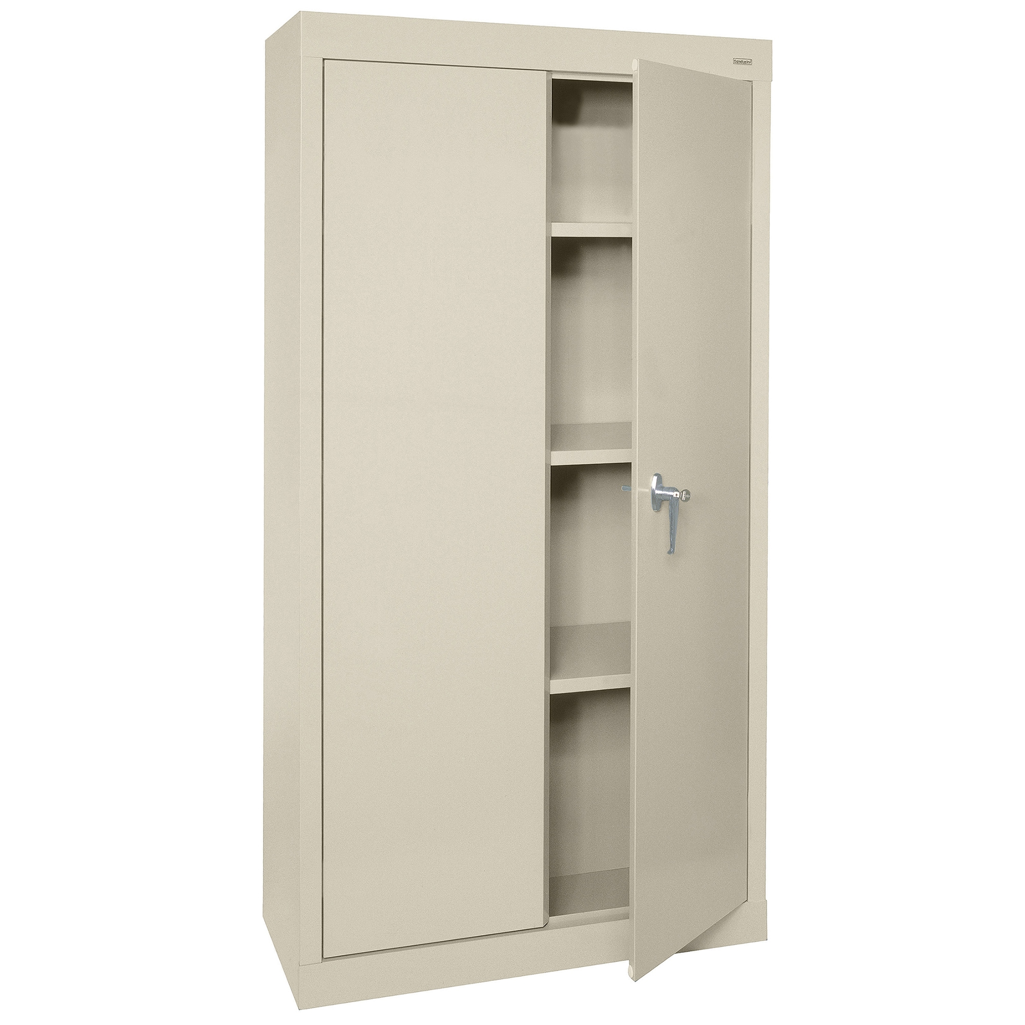 Putty Steel Lockable Freestanding Office Storage Cabinet