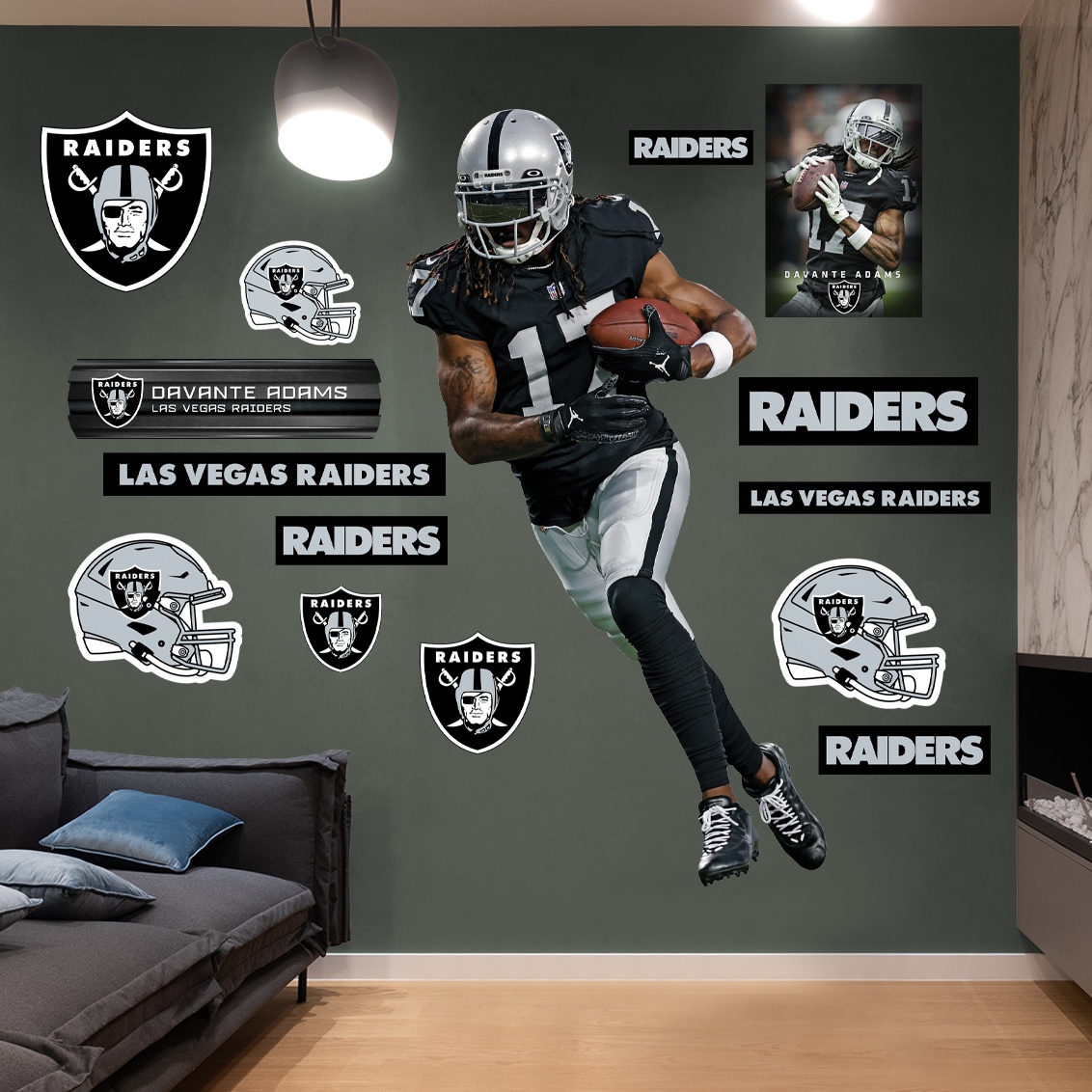 Fathead 32-in W x 50-in H Self-adhesive Multiple colors/finishes Sports Wall Decal #1900-03482-001