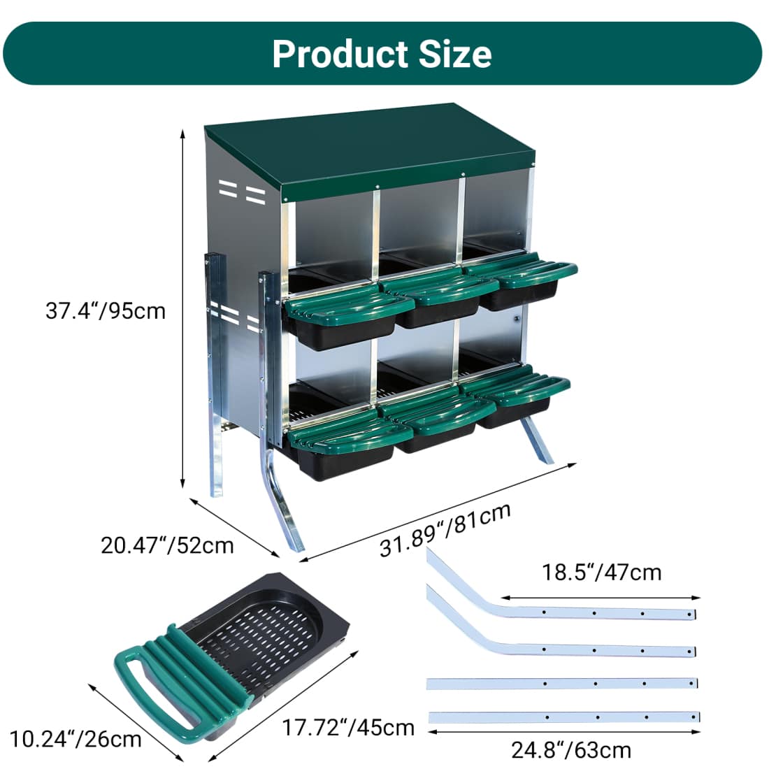 Qeetex WLS-PHO-15FEGHPJ Chicken-Coops-Rabbit-Hutches - View #4