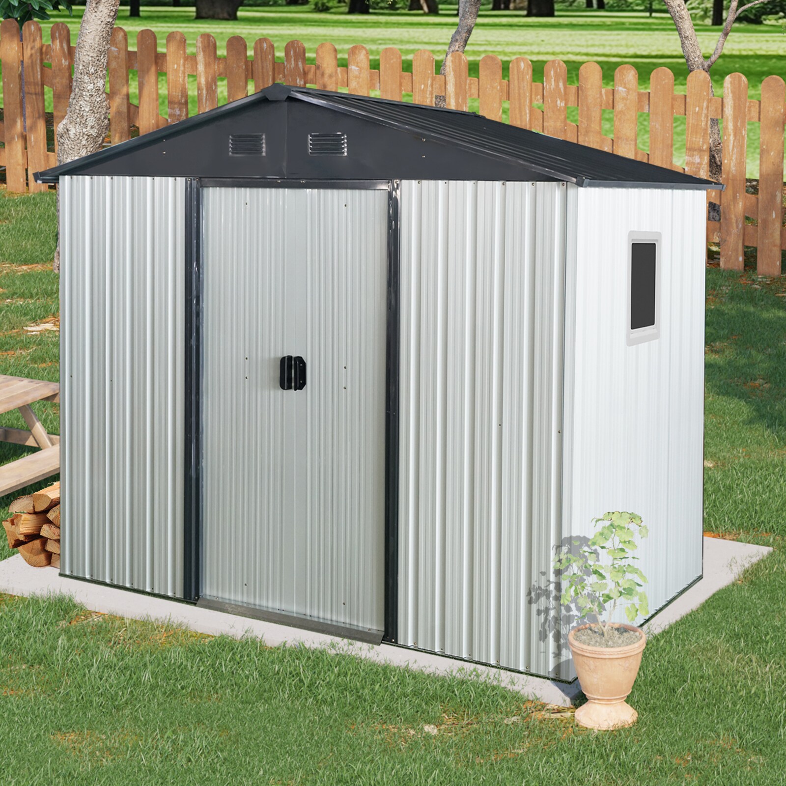 Iseryn HG40P185868 Metal-Storage-Buildings-Sheds - View #7