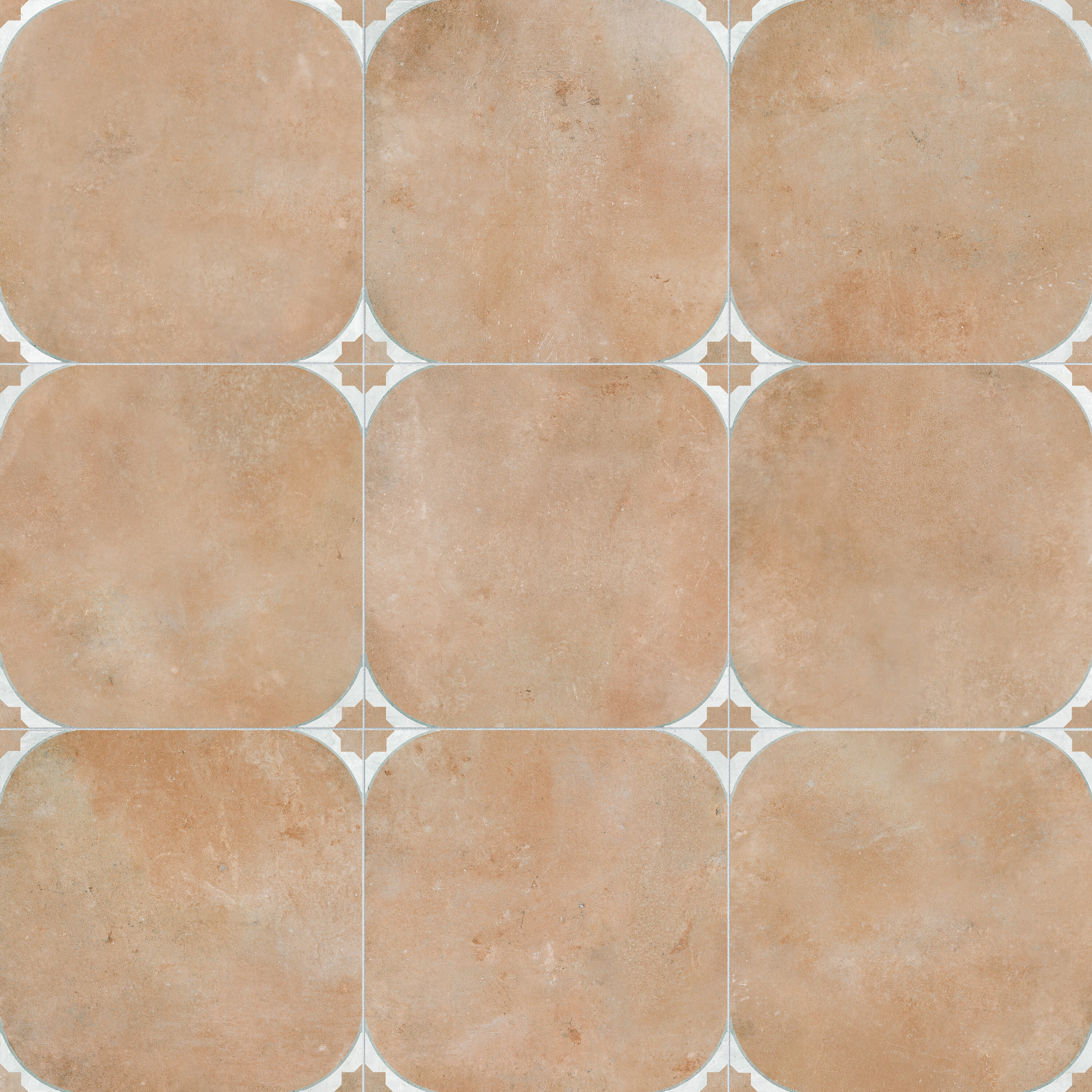 Affinity Tile Sample - Tetuan Cotto 9-in x 9-in Multi-finish Porcelain Stone look Floor and Wall Tile