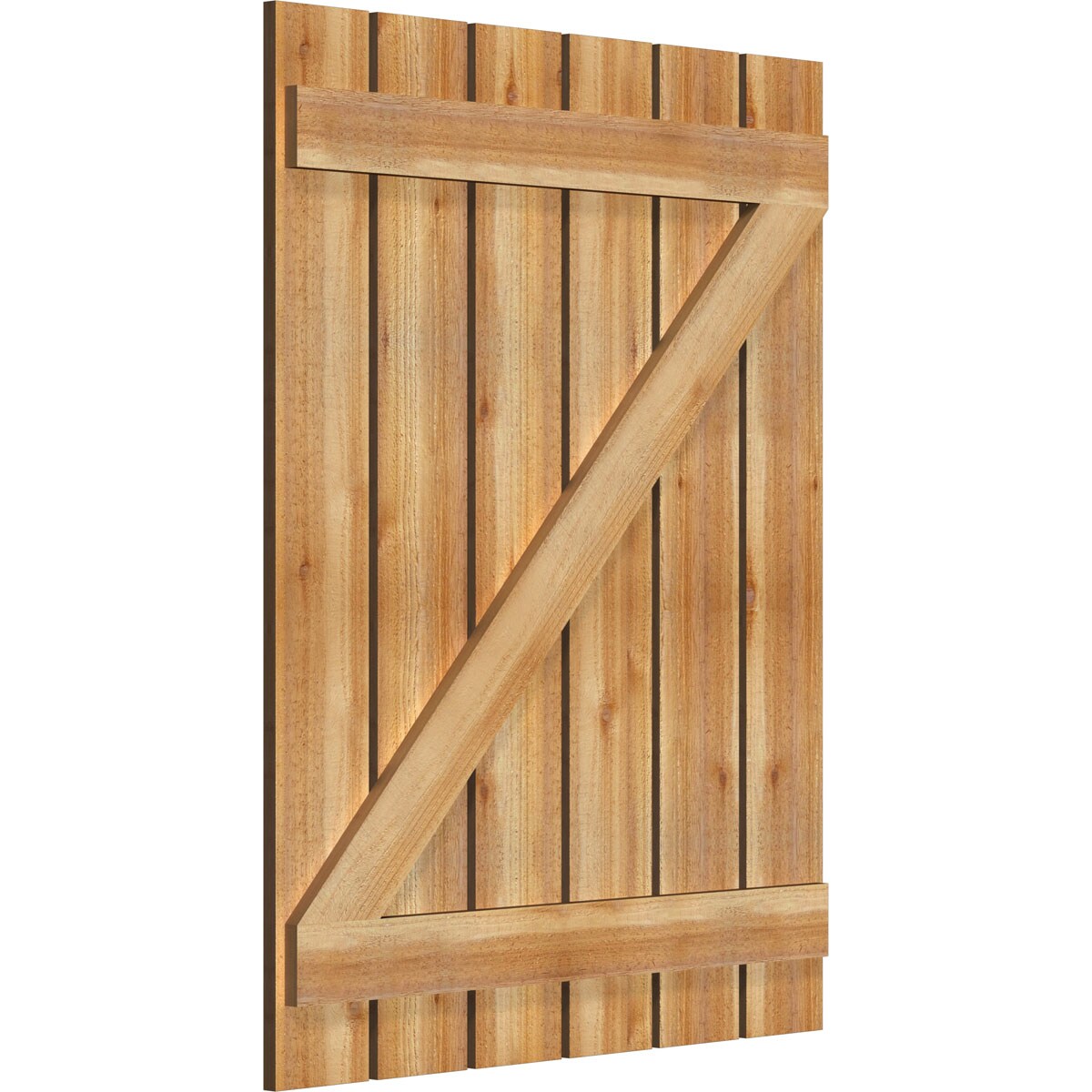 Ekena Millwork RBS06Z35X045RWR Exterior-Shutters - View #2