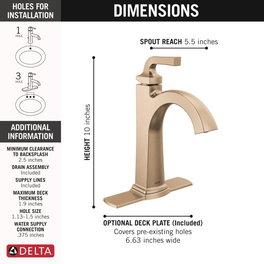 Delta 15854LF-CZ Lavatory-Faucets - View #5