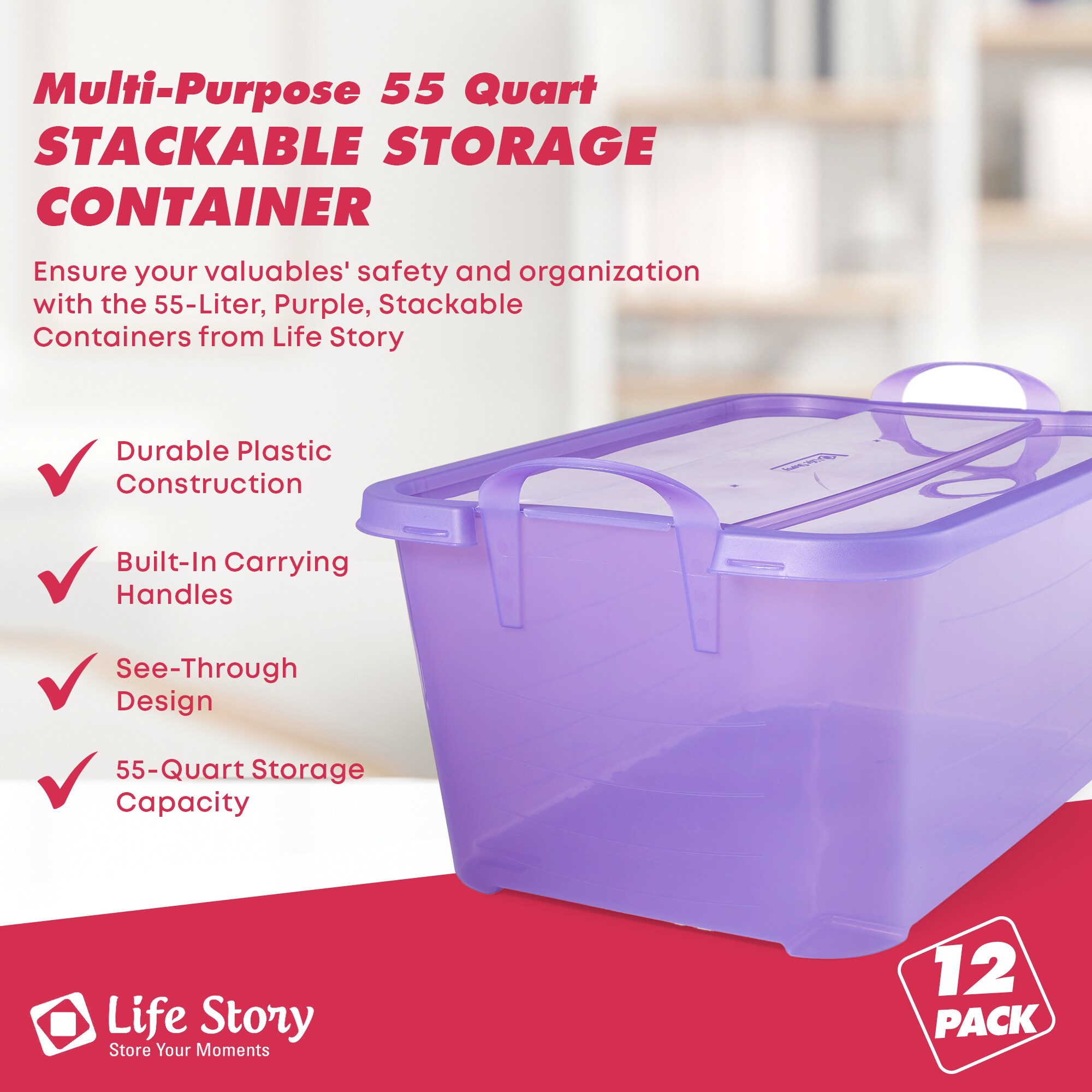Life Story 77940 Plastic-Storage-Totes - View #2