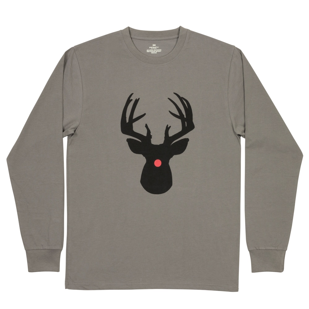 Infinity Brands LOW-0655CR-LGE Adult unisex Gray Jersey Long sleeve T-shirt ( Large )