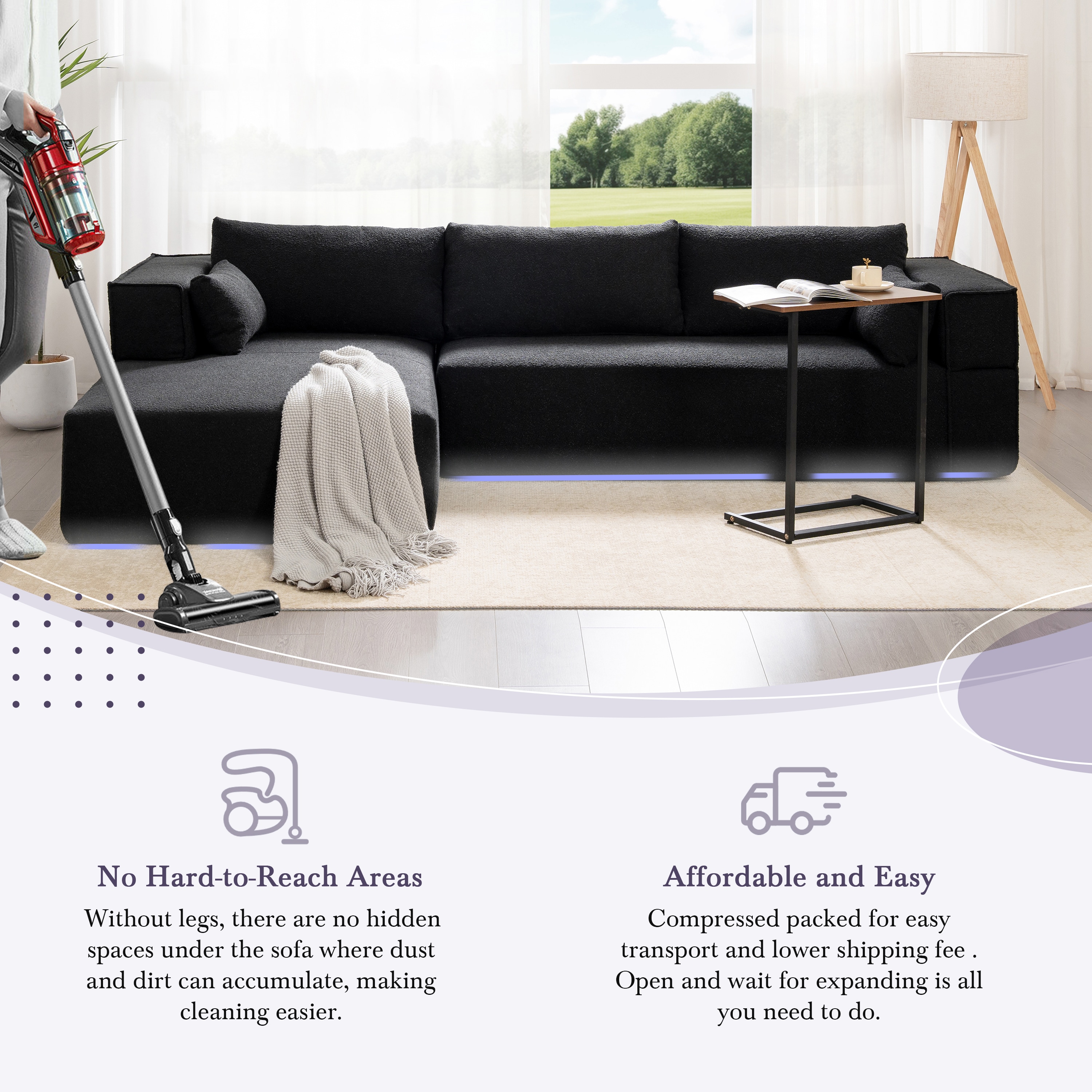 ModernLuxe N723S9670B Sofas-Loveseats - View #6