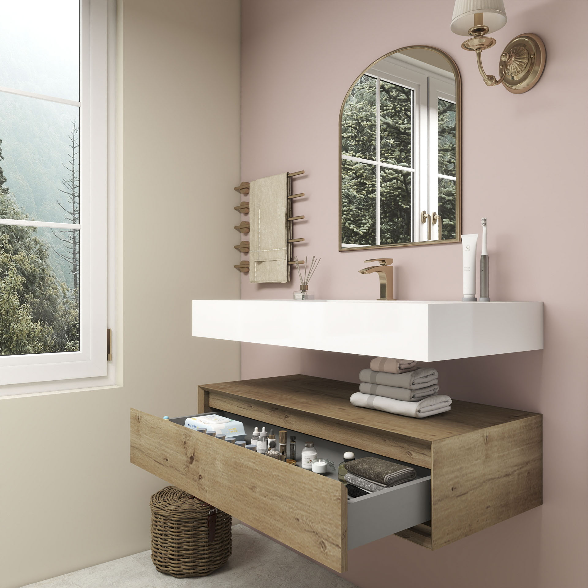 BV Better Vanity BT1742-OAK Bath-Vanity-Combo - View #5