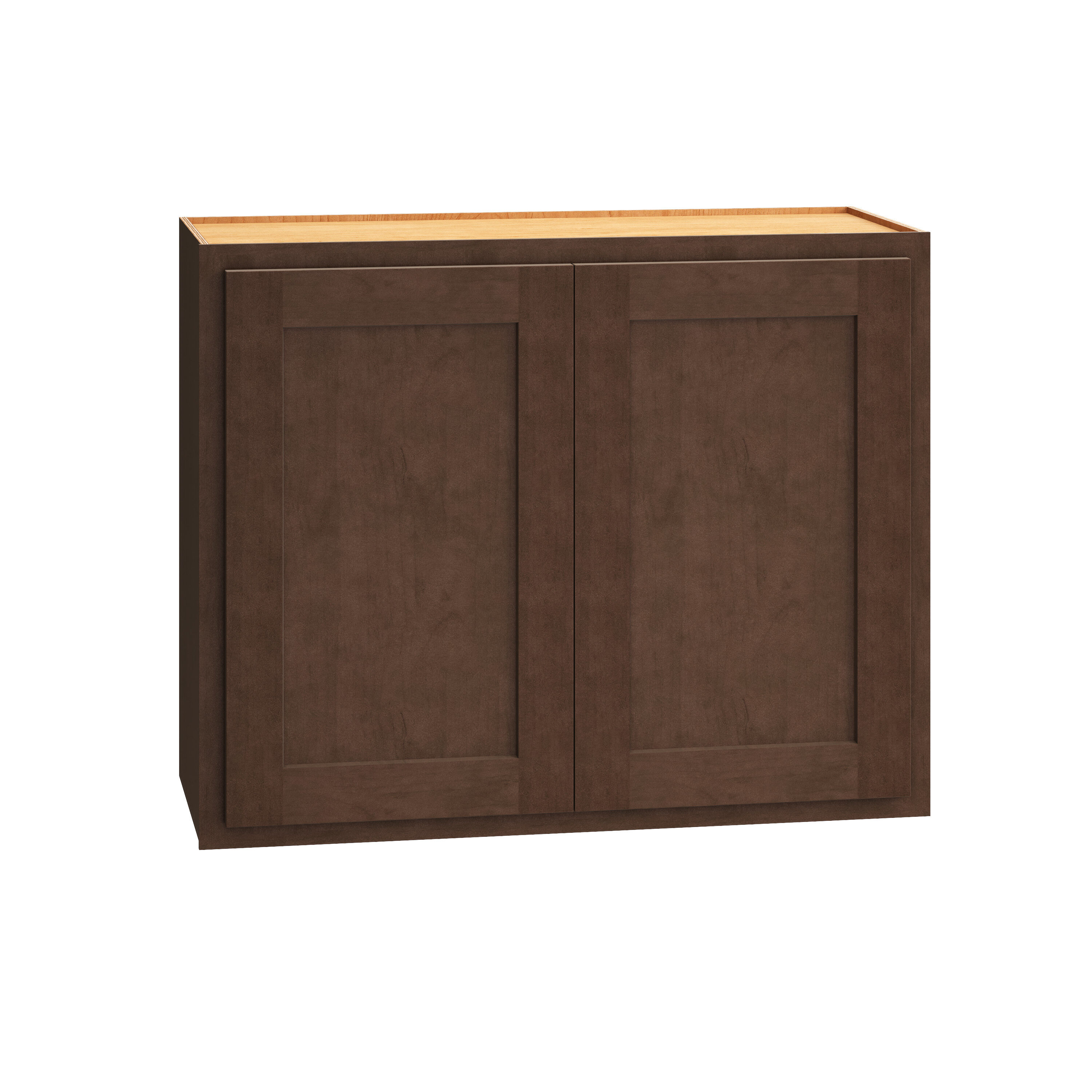 Diamond Express Jamestown 30-in W x 24-in H x 12-in D White Partial Overlay Wall Fully Assembled Plywood Cabinet (Recessed Panel Shaker Door Style)