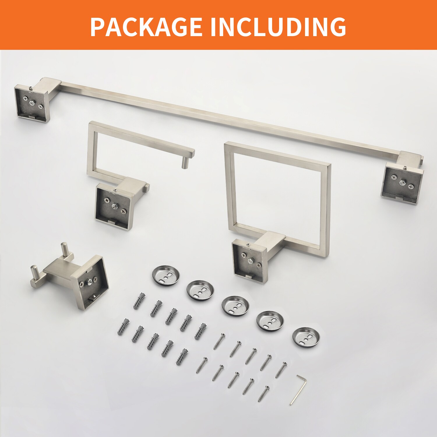 WELLFOR MLZD11DGR Decorative-Bath-Hardware-Kits - View #6