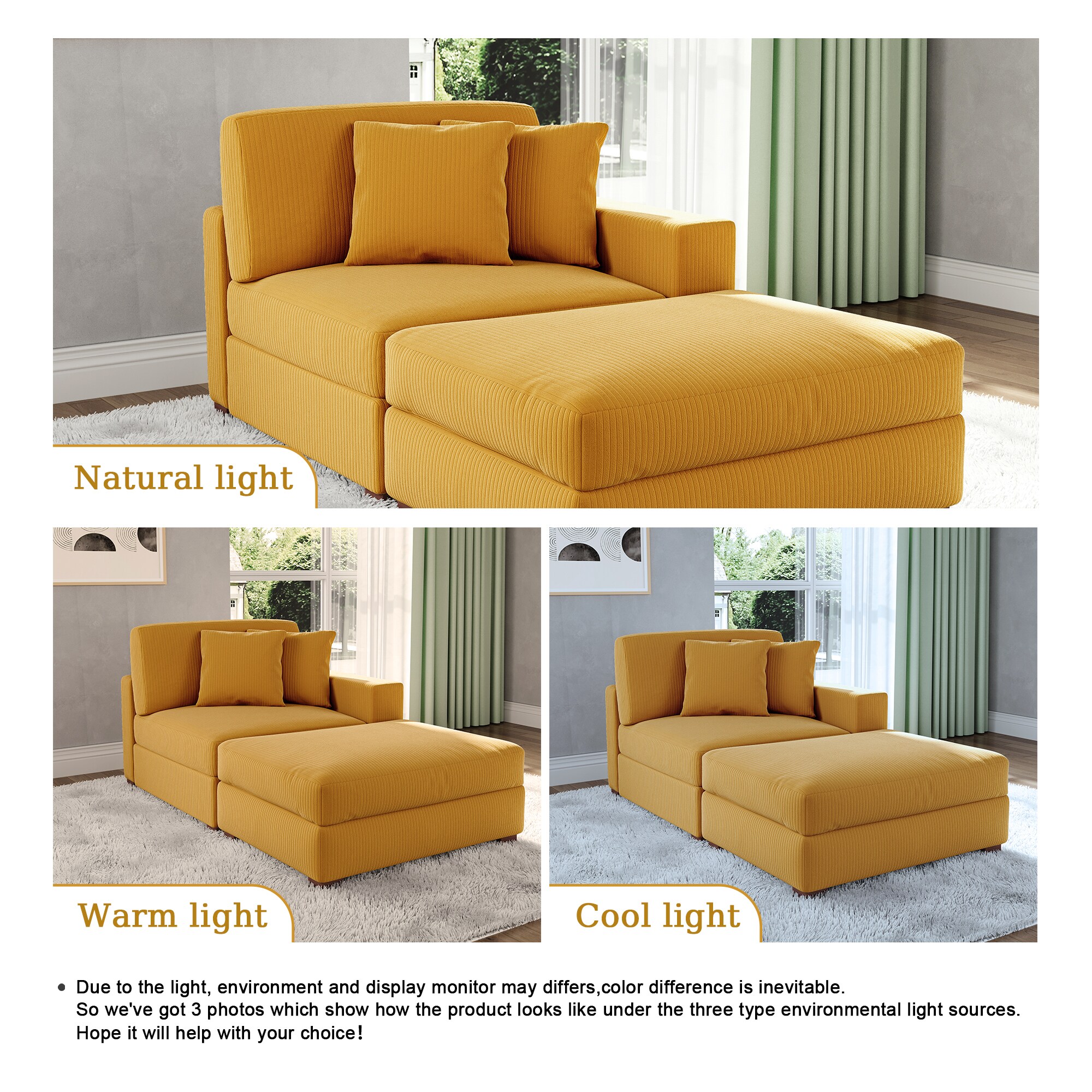 Dreamsidea CS7-ORG-L-OT Sofas-Loveseats - View #4