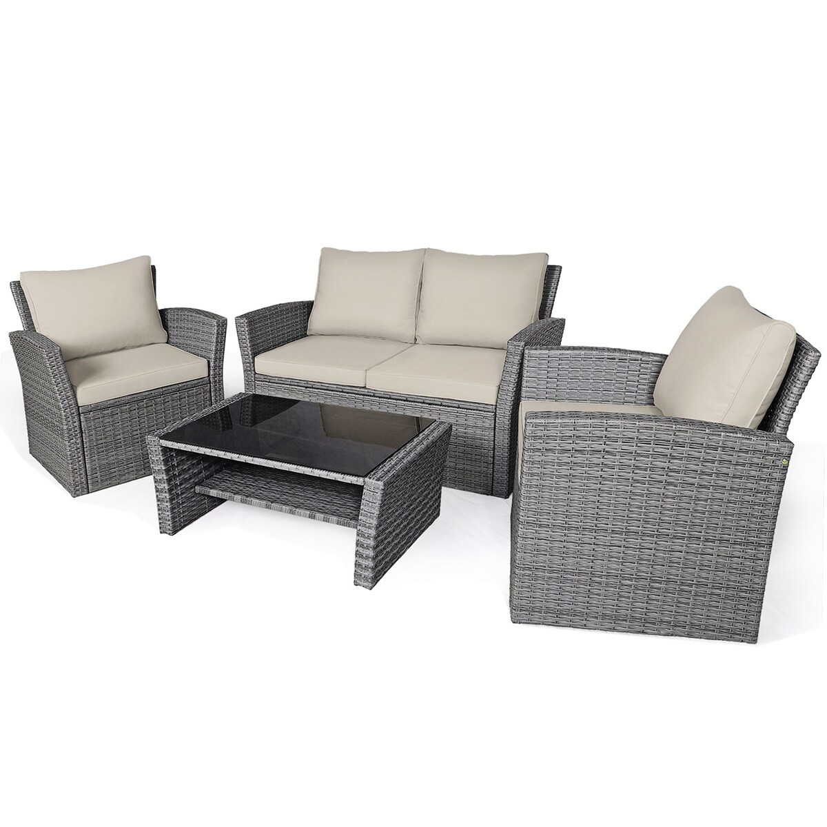 WELLFOR OUG67841ABN+ Patio-Conversation-Sets - View #2