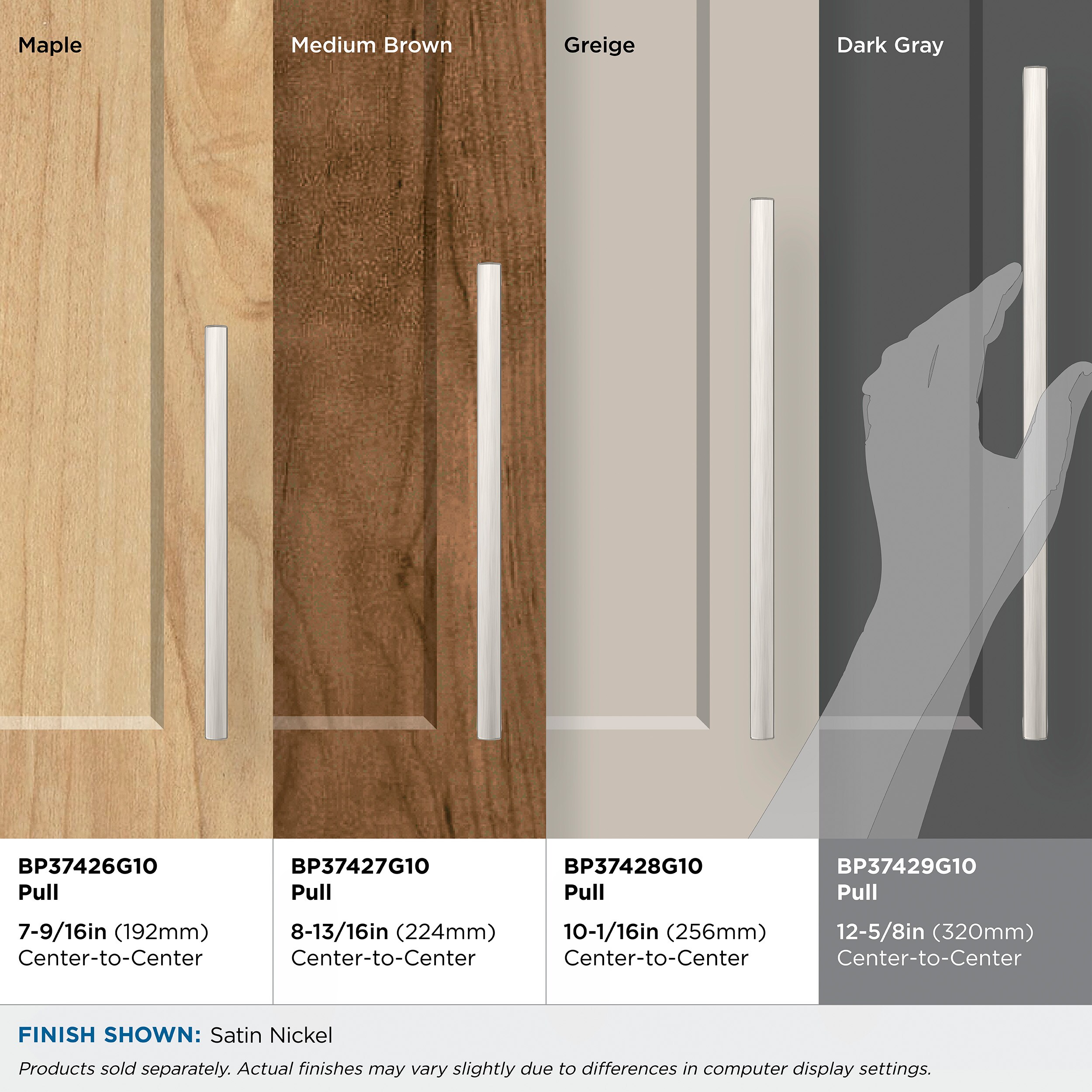 Amerock BP37429G10 Cabinet-Pulls - View #8