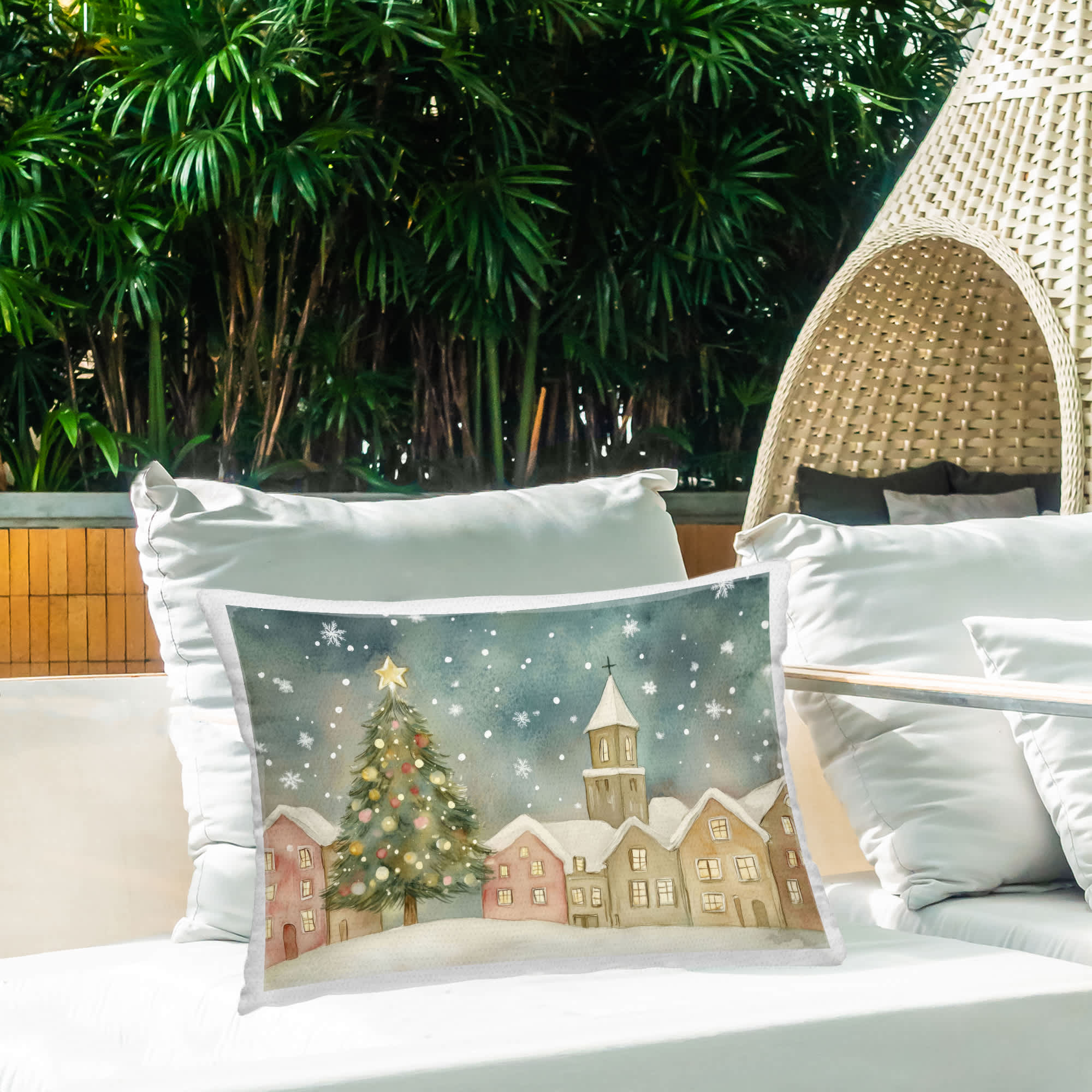 Stupell Industries PLP-992-ORC-14X20 Outdoor-Accent-Pillows - View #2