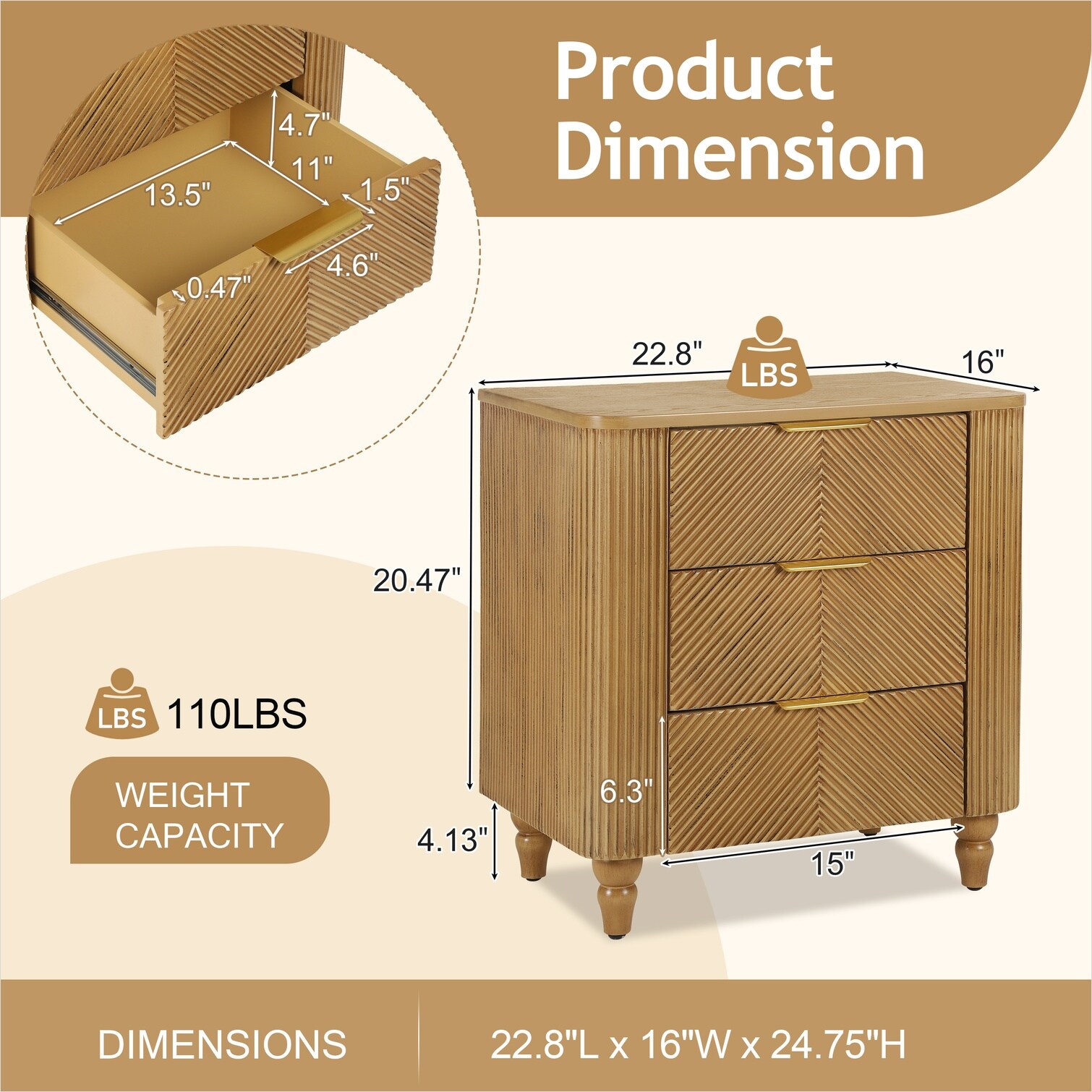 SUNCREAT PVY8YCQHYOKX nightstands - View #4
