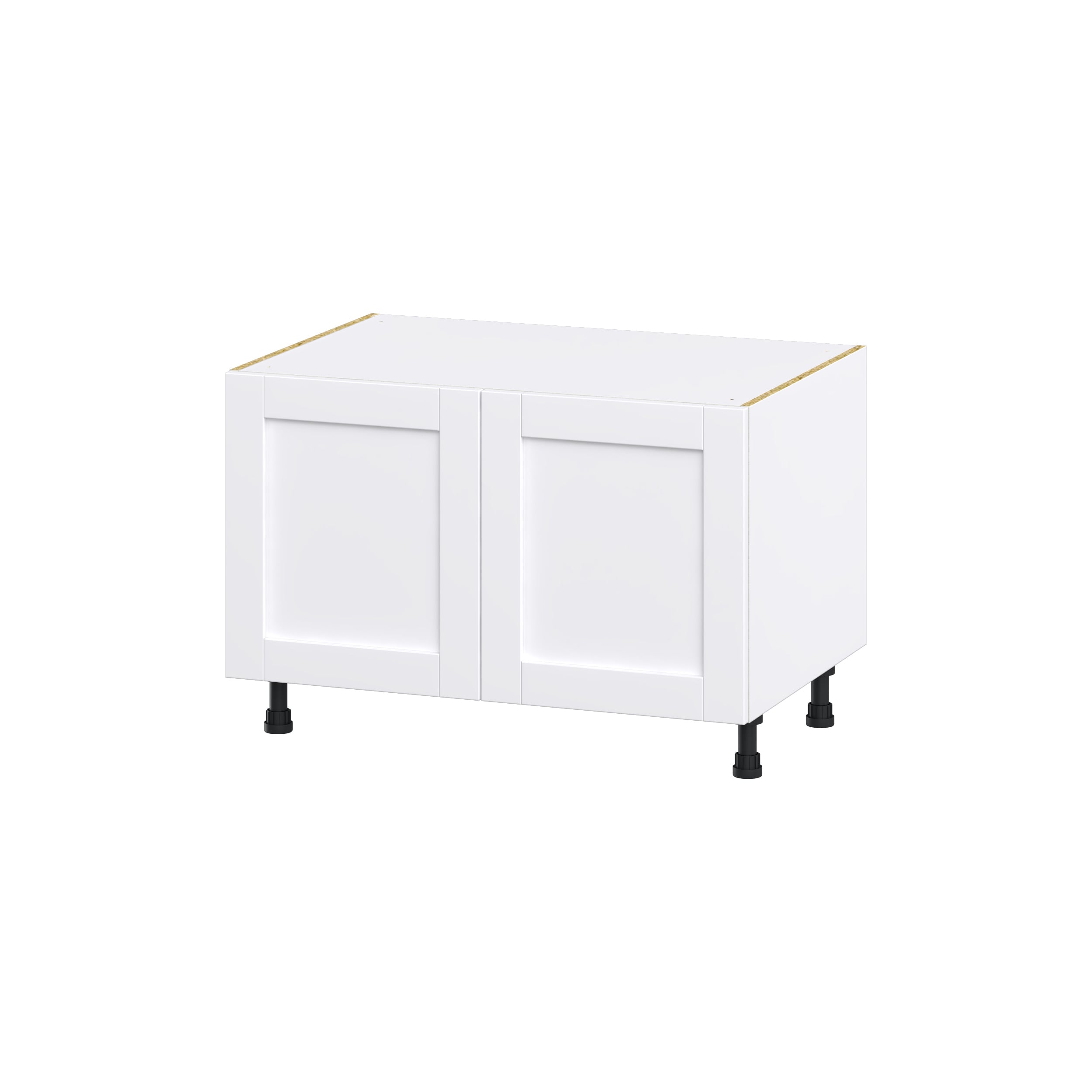 Hugo&Borg DSSBAS36-RM Rosemont 36-in W x 24.5-in H x 24-in D Glacier White Apron front sink Base Fully assembled Cabinet (Flat Panel Shaker)