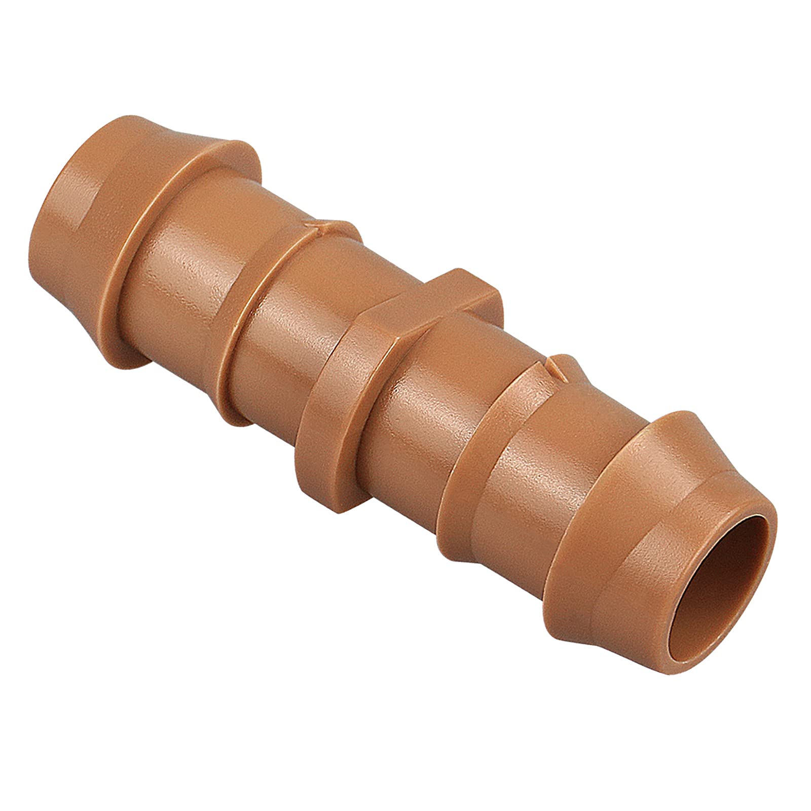 ITOPFOX - 20 pcs Drip Irrigation Coupling Connectors for Half Inch Tubing Durable Plastic Barbed...