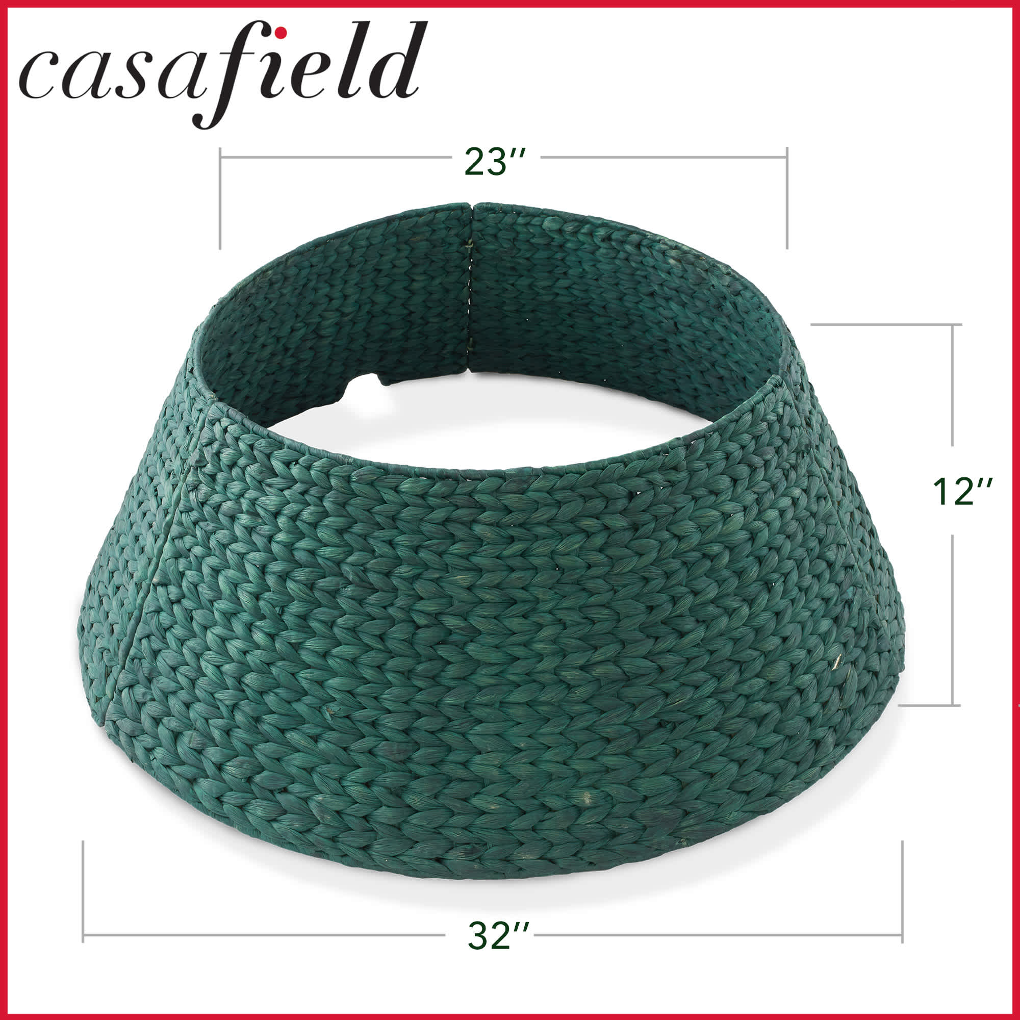 Casafield SZN-CLR-3223-GRN Tree-Skirts - View #7