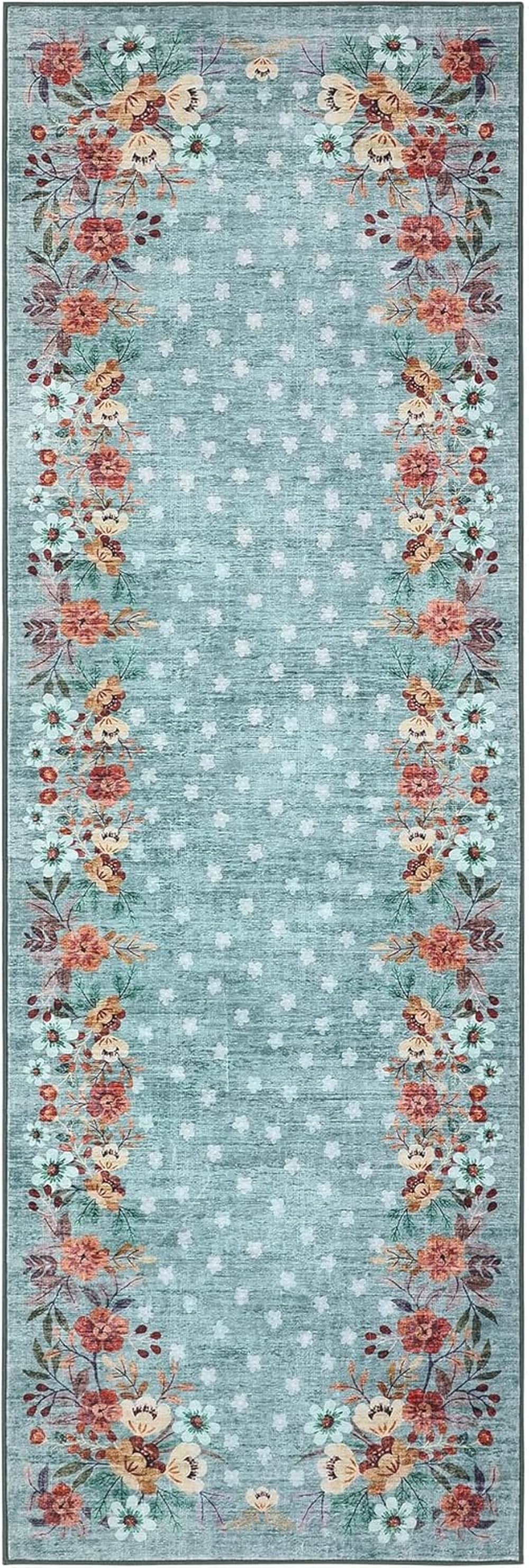 GAOMON Modern Printed Foldable Washable Area Rug- 1200gsm Thick Plush ...