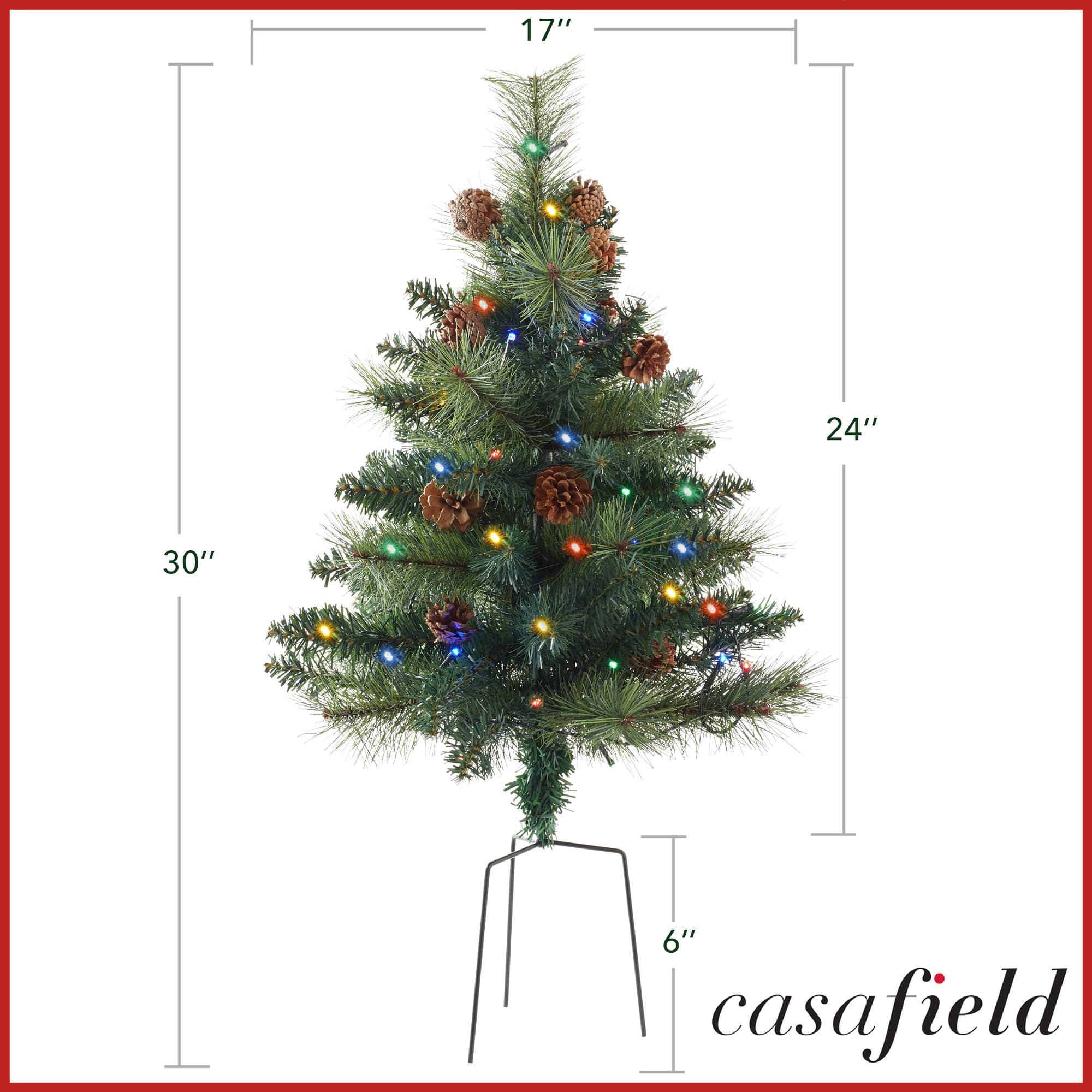 Casafield TR-826L-GRN Artificial-Christmas-Trees - View #7