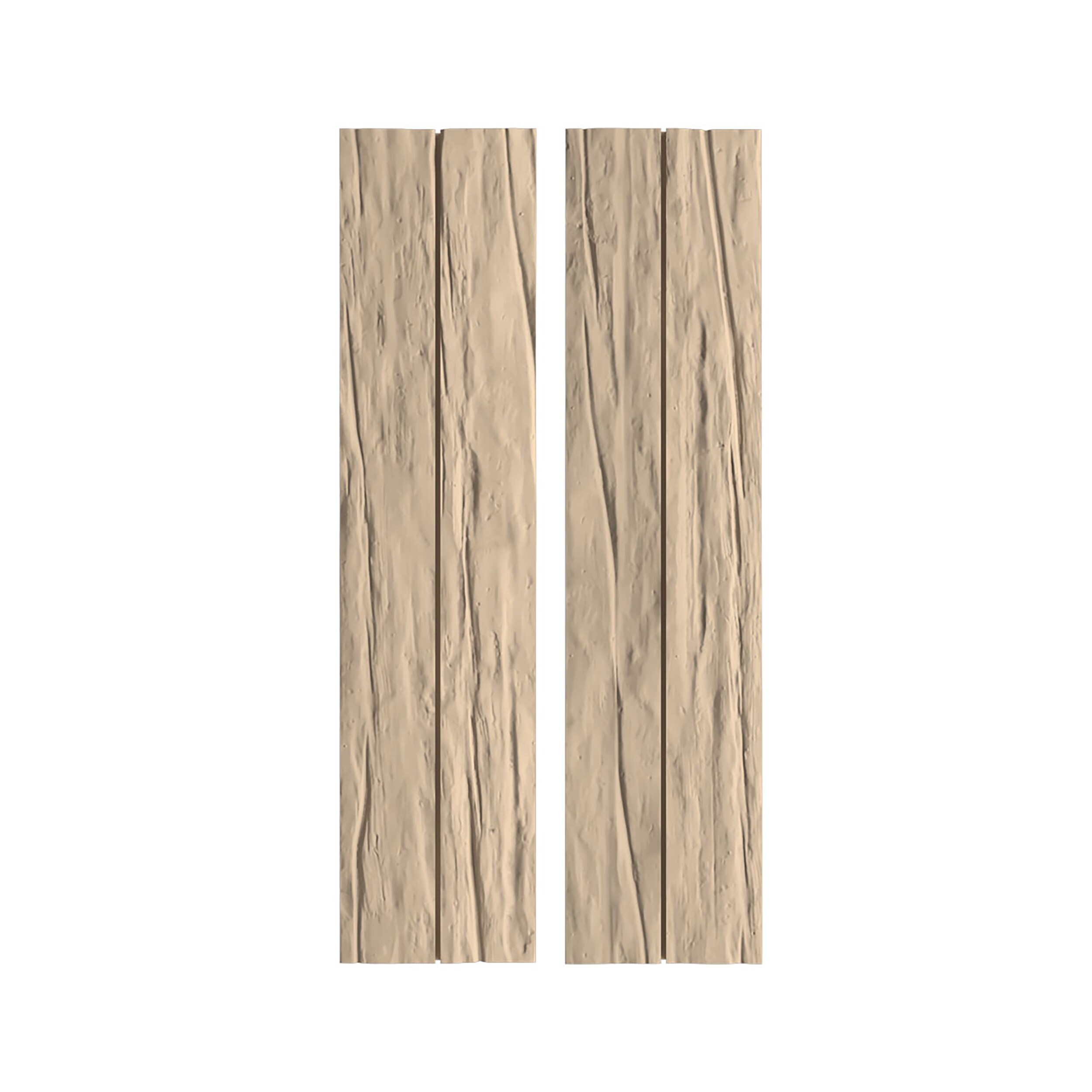 Ekena Millwork SHUBJN11X24RWPR Exterior-Shutters - View #2