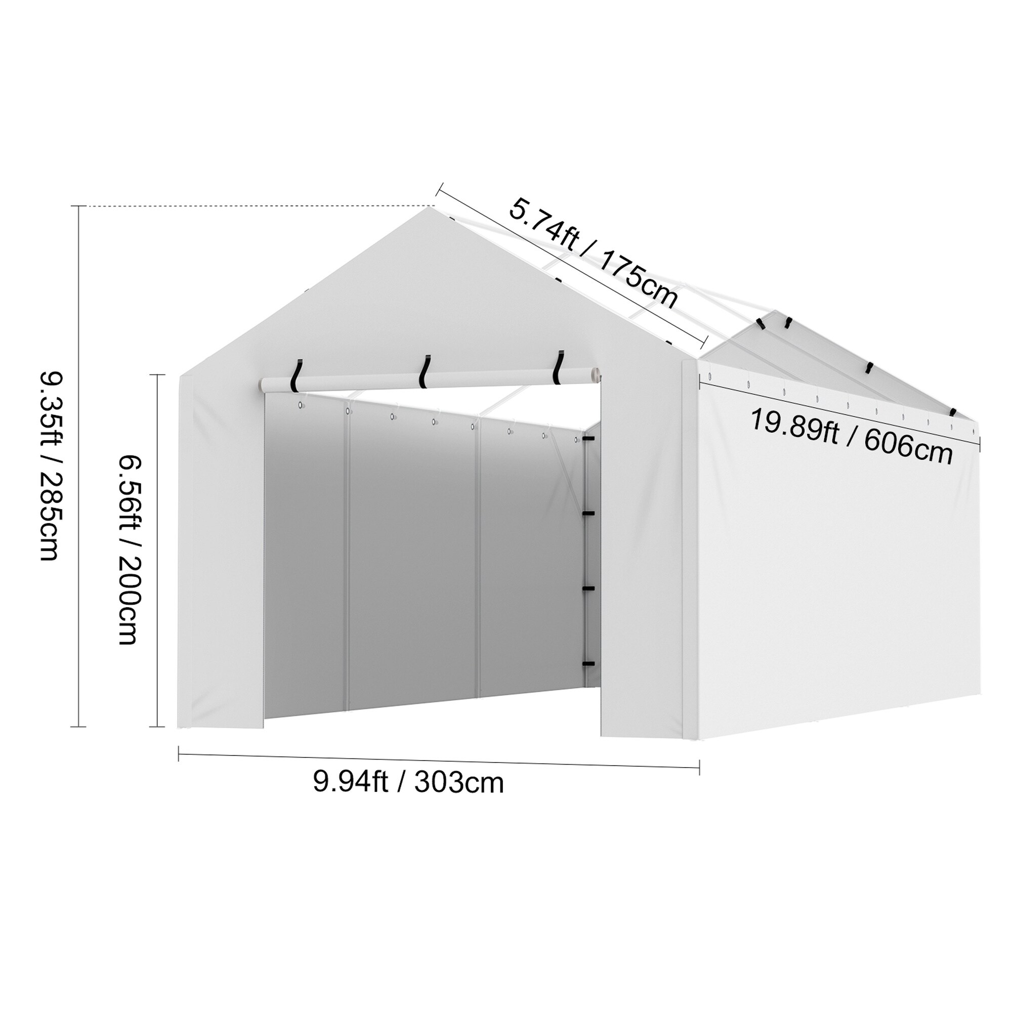 HyperDrop Cart X-6Z2I951OALTR Carport-Covers - View #5