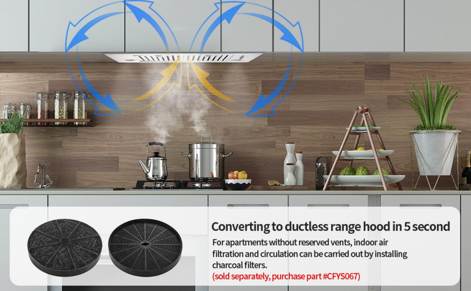 Maocao Hoom BH-AEIGU Undercabinet-Range-Hoods - View #9