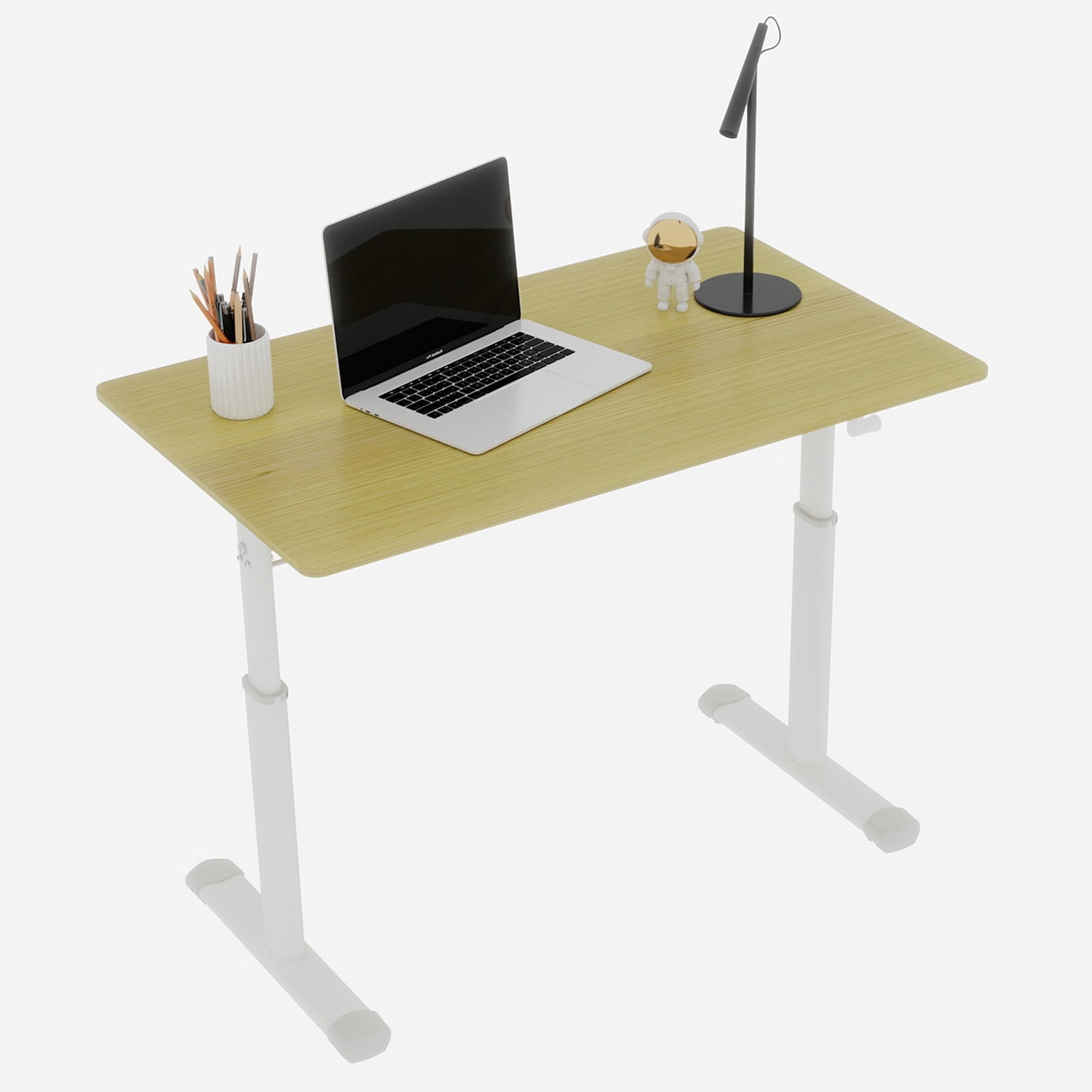 LUCKY ONE 55-in White Modern/Contemporary Standing desk
