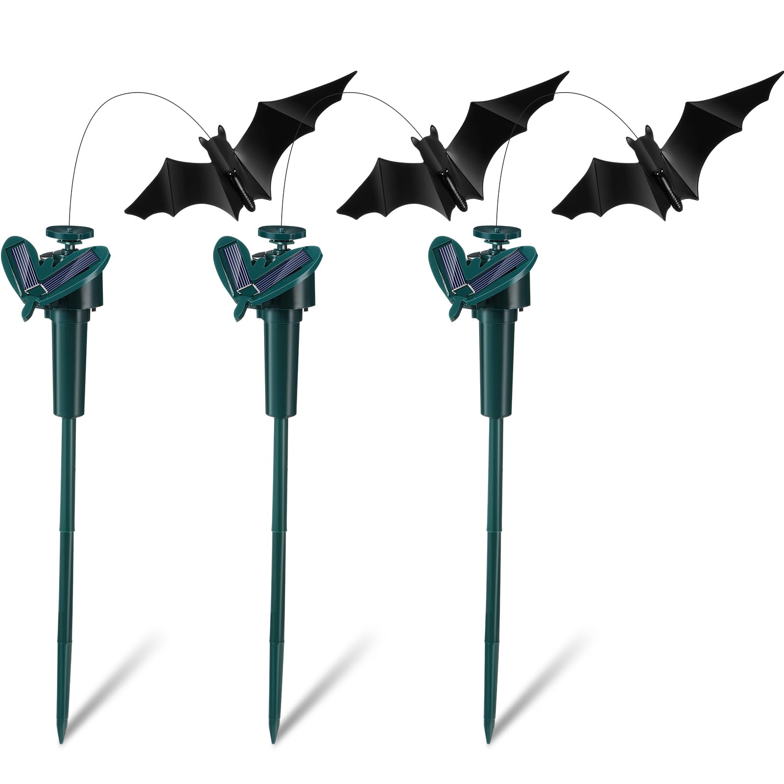 ZHLKING Bat Solar Garden Stakes Outdoor Yard Decoration