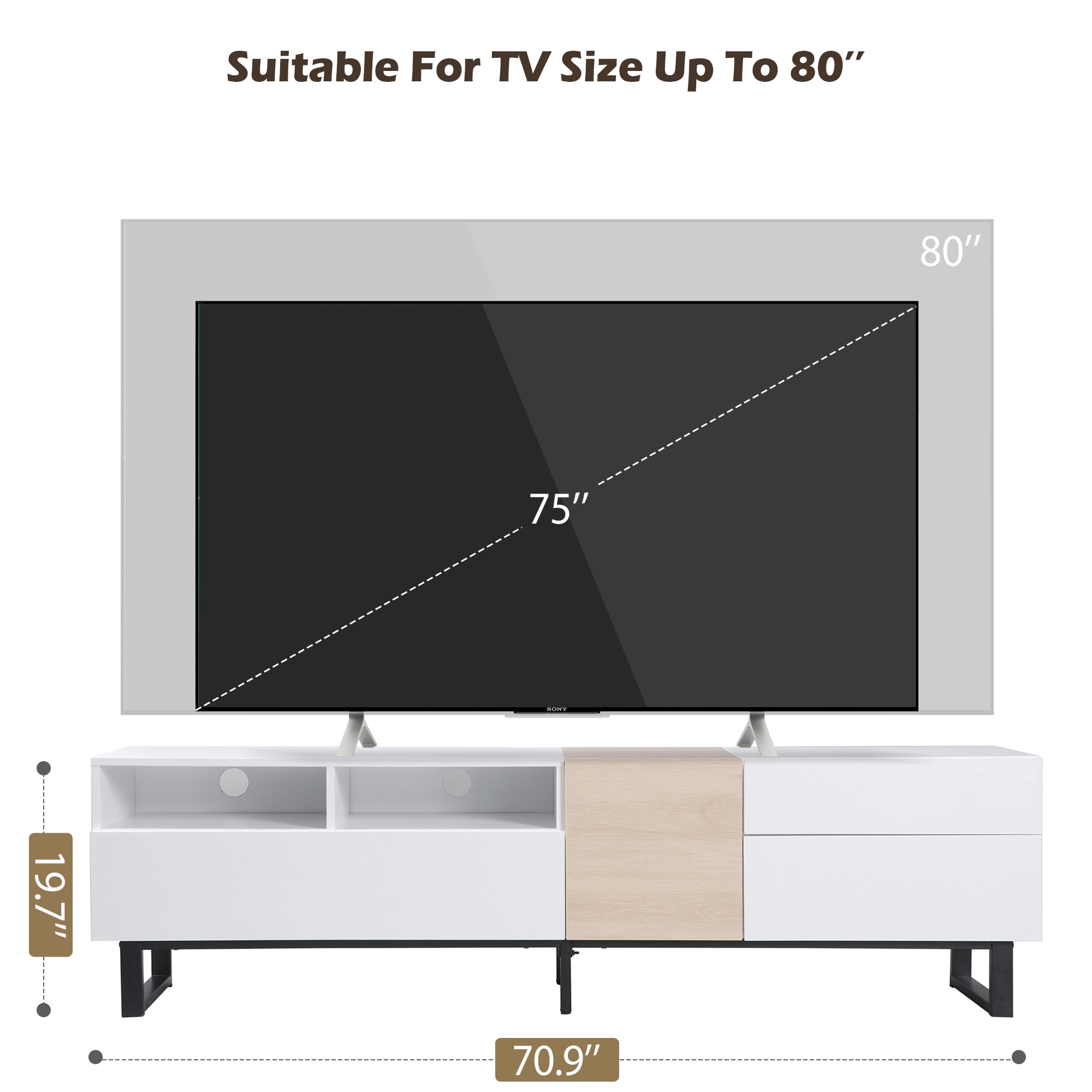 JIMSMAISON JMMRSTS03-W Tv-Stands - View #3