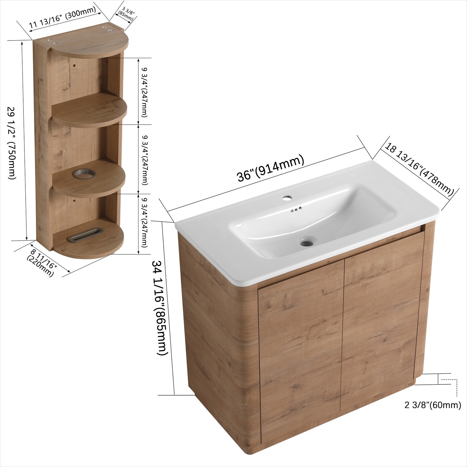 Watnature 8873TJOMZC5T Bath-Vanity-Combo - View #5