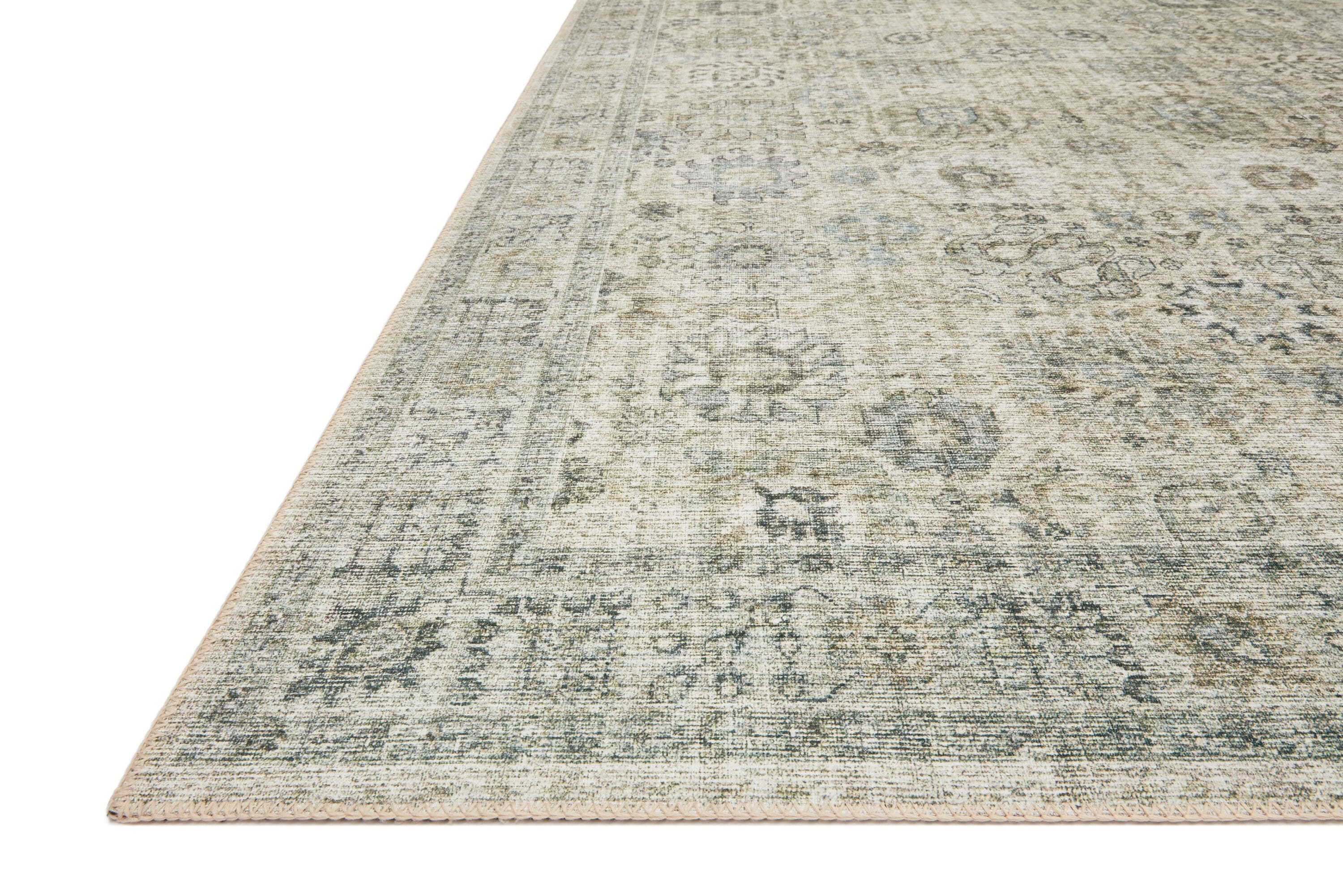 Blue Rectangular Oriental Synthetic Reversible Accent Rug