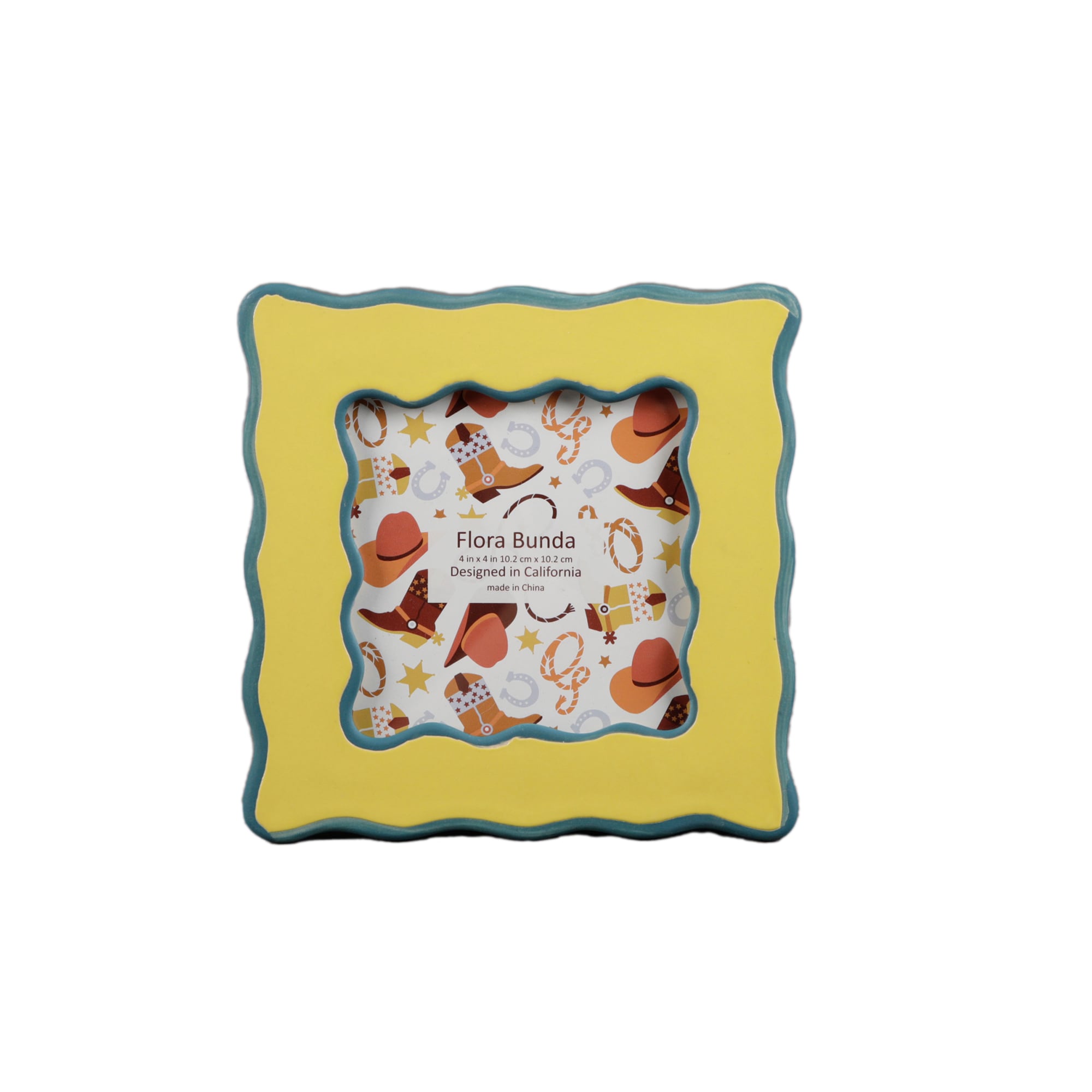  FM120E-YLGN Green Ceramic ( 4-in x 4-in ) Picture frame