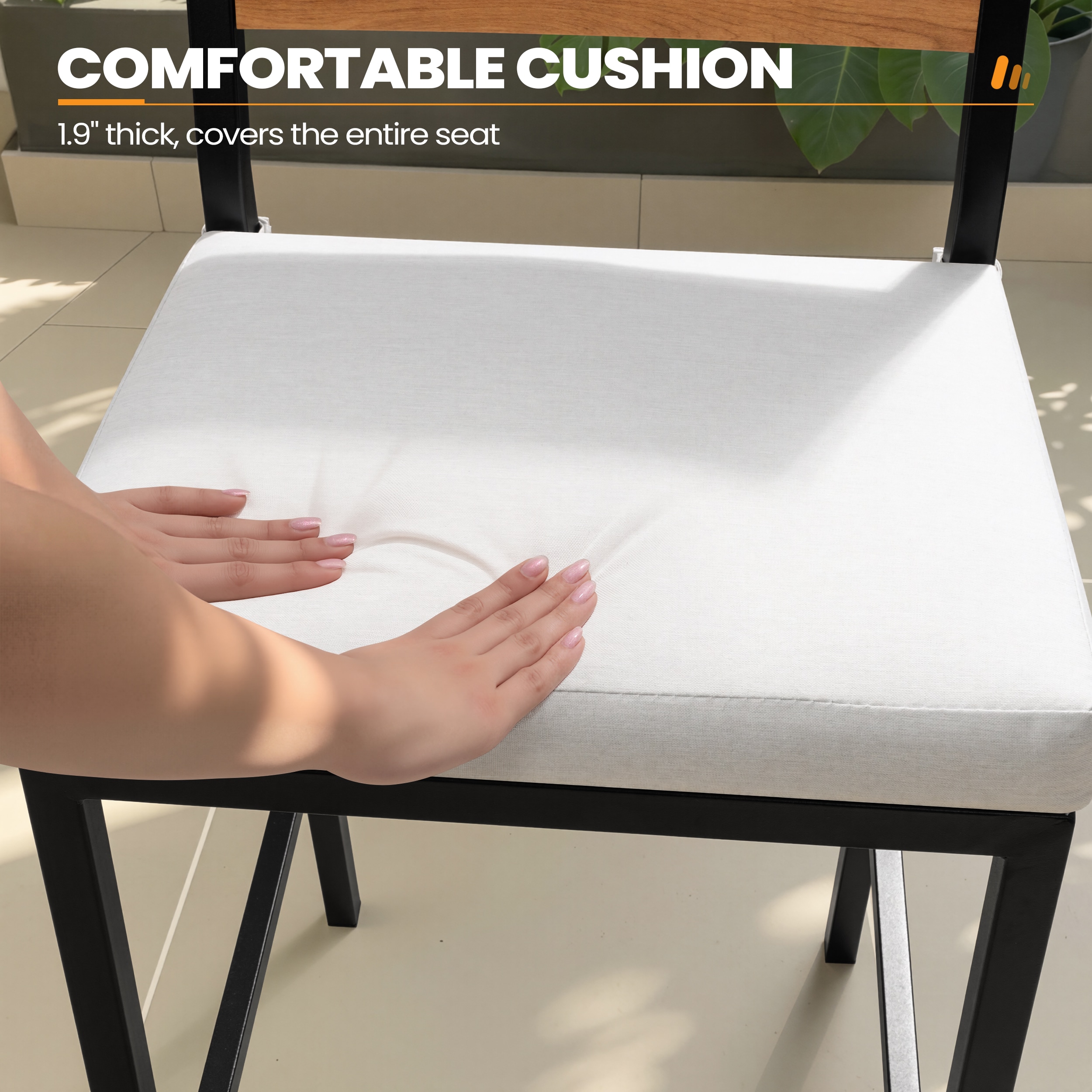 Crestlive Products CL-ST014WHT-2 Patio-Chairs - View #5