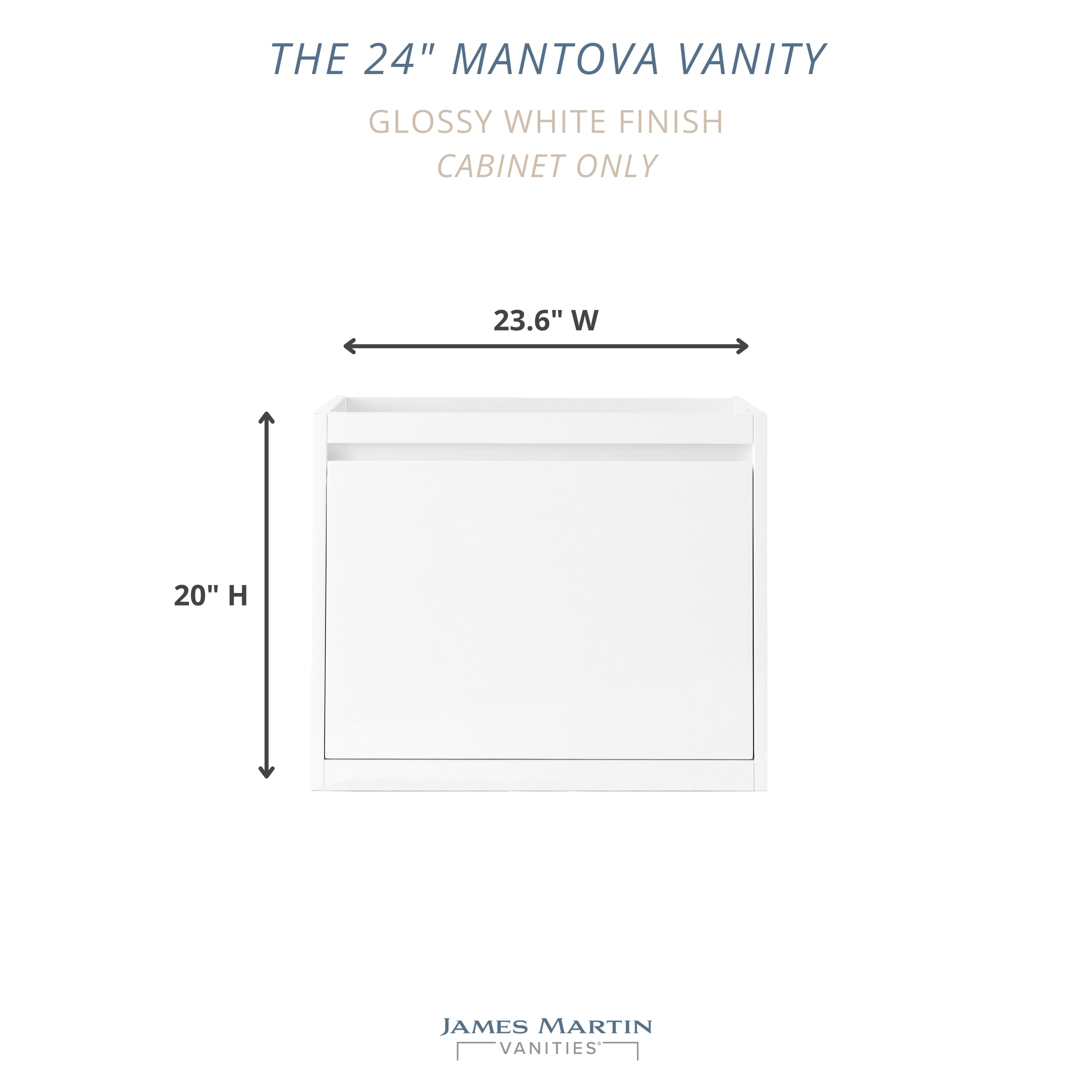 James Martin Vanities 805-V23.6-GW-BN-CH Bath-Vanity-Combo - View #9