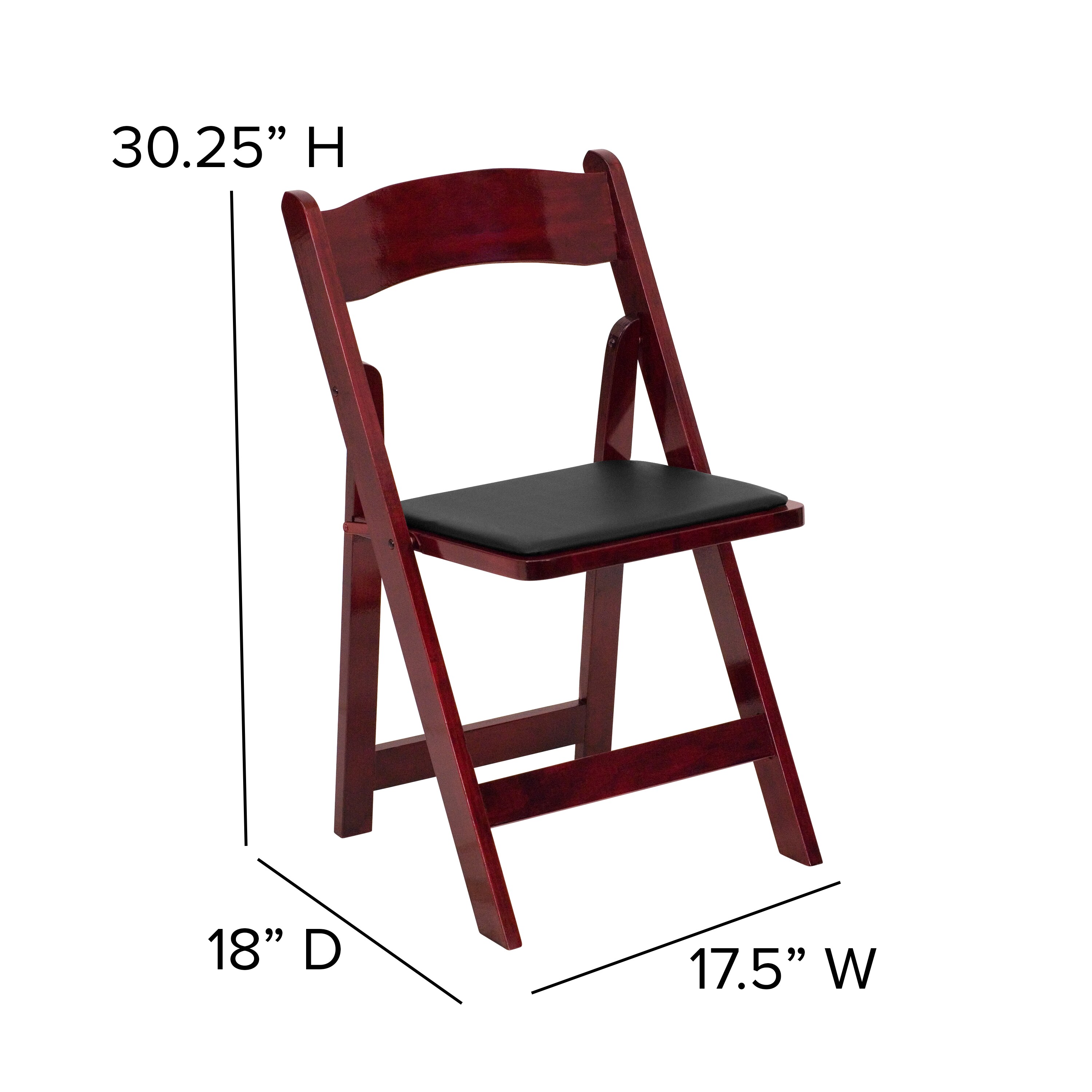 Upholstered folding online chair