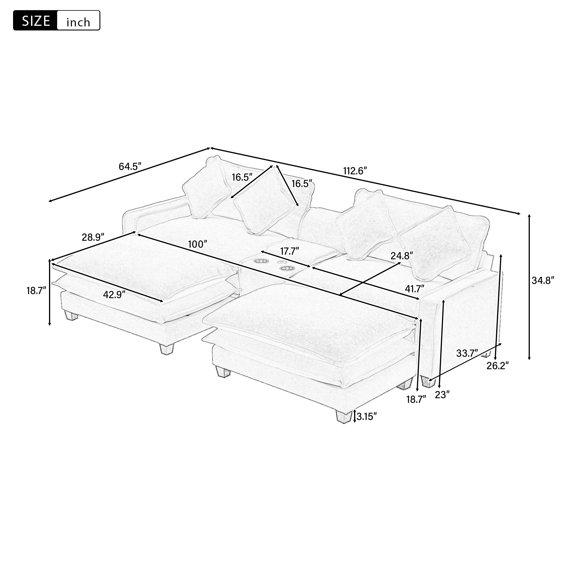 Bybafun YA3700424 Sofas-Loveseats - View #6