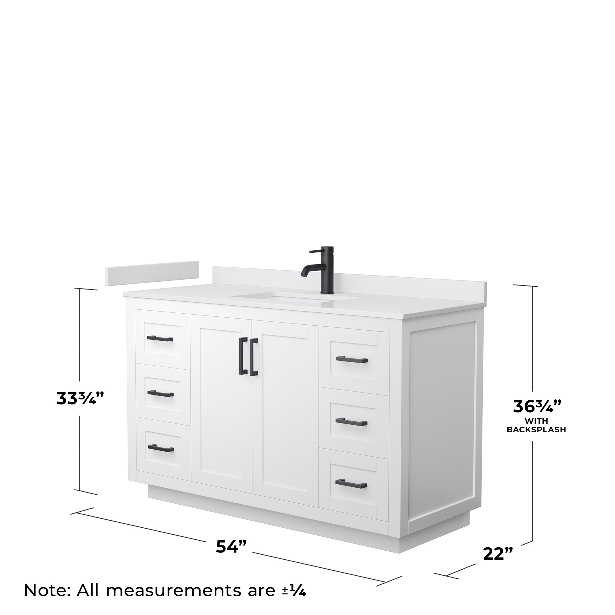 Wyndham Collection WCF292954SWBWCUNSMXX Bath-Vanity-Combo - View #5