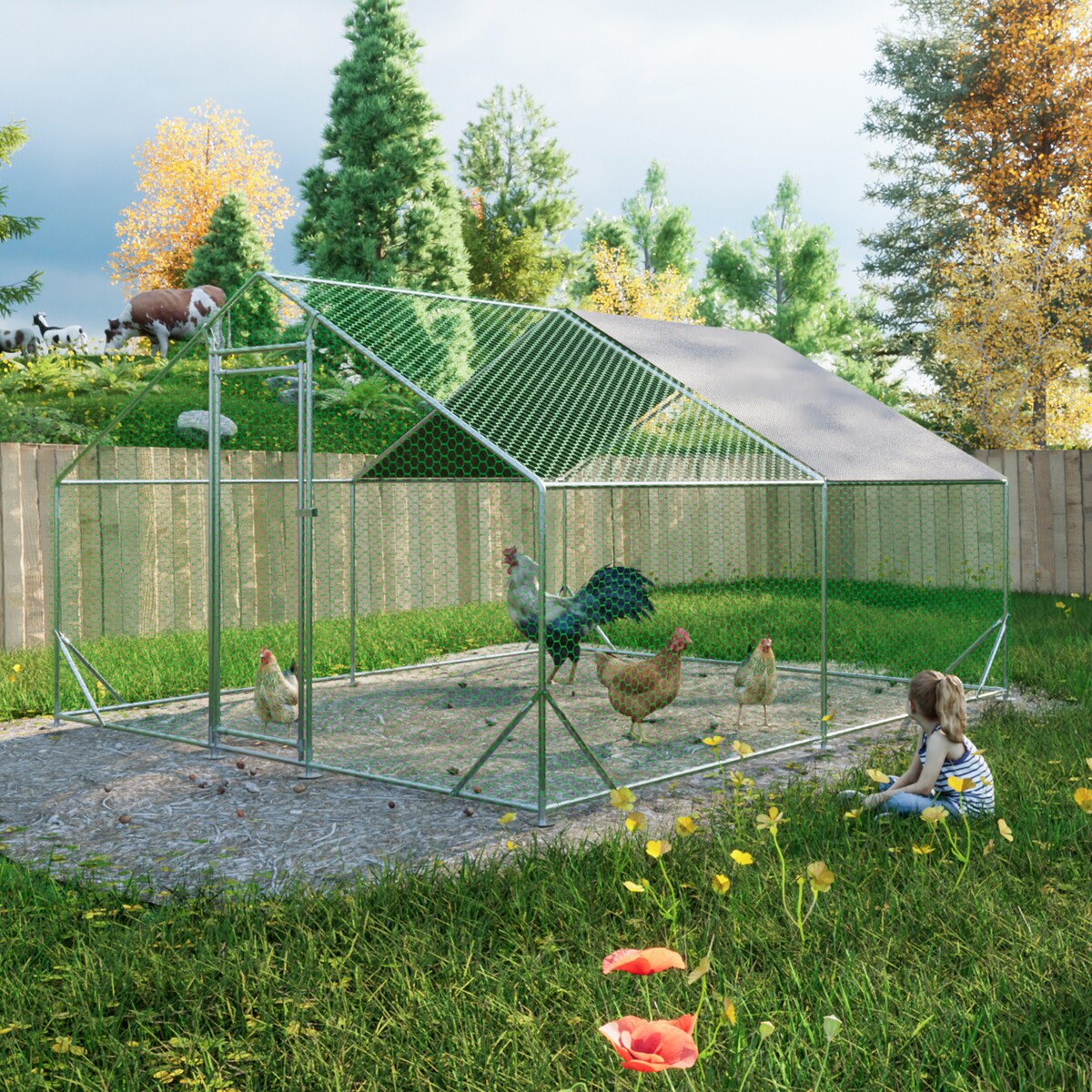 Loheer W2505P184737 Chicken-Coops-Rabbit-Hutches - View #8