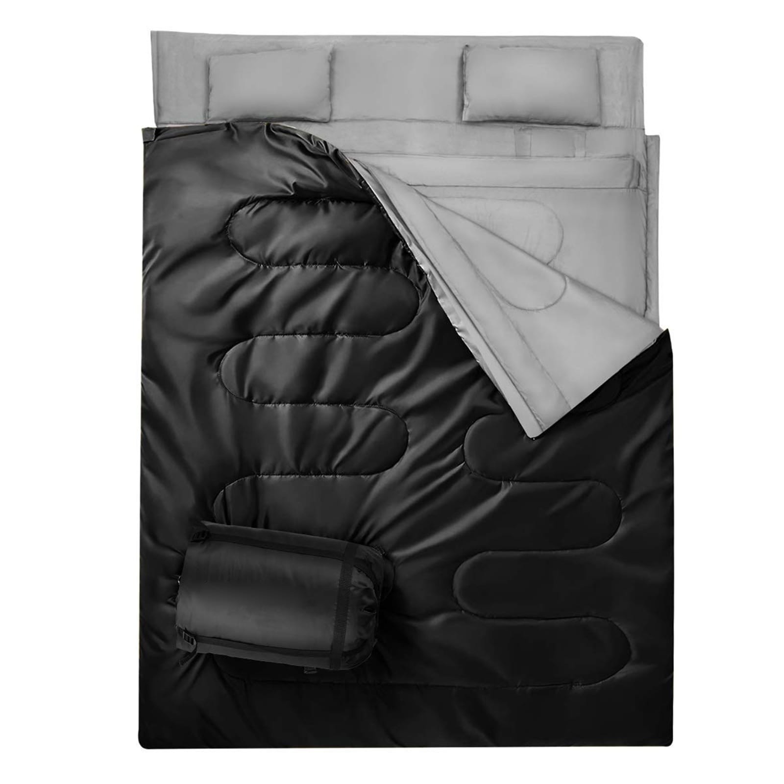 Naturehike Couples Double Sleeping Bags Outdoor Camping Hiking Sleeping Bag  2.15m*1.45m Portable Sleeping Bag Pillow - AliExpress