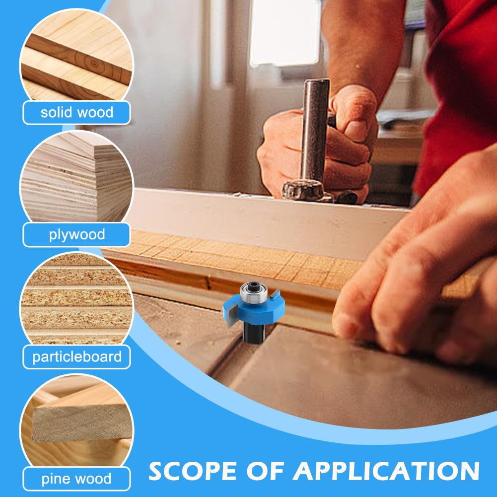 SenQWFa LDC0821C201 Cabinetry-Joinery-Router-Bits - View #4
